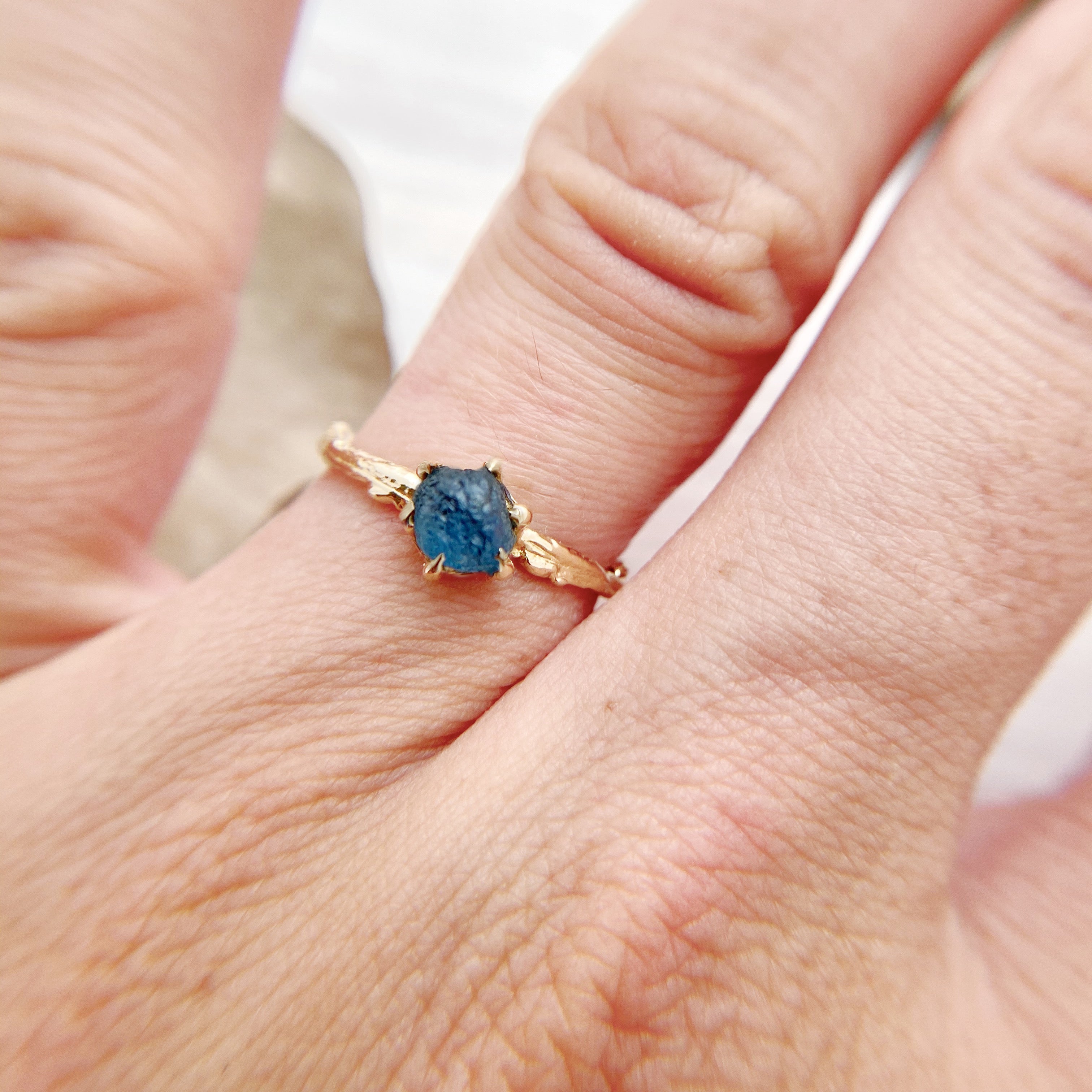 Bluebell Montana Sapphire Solitaire - Ready To Ship