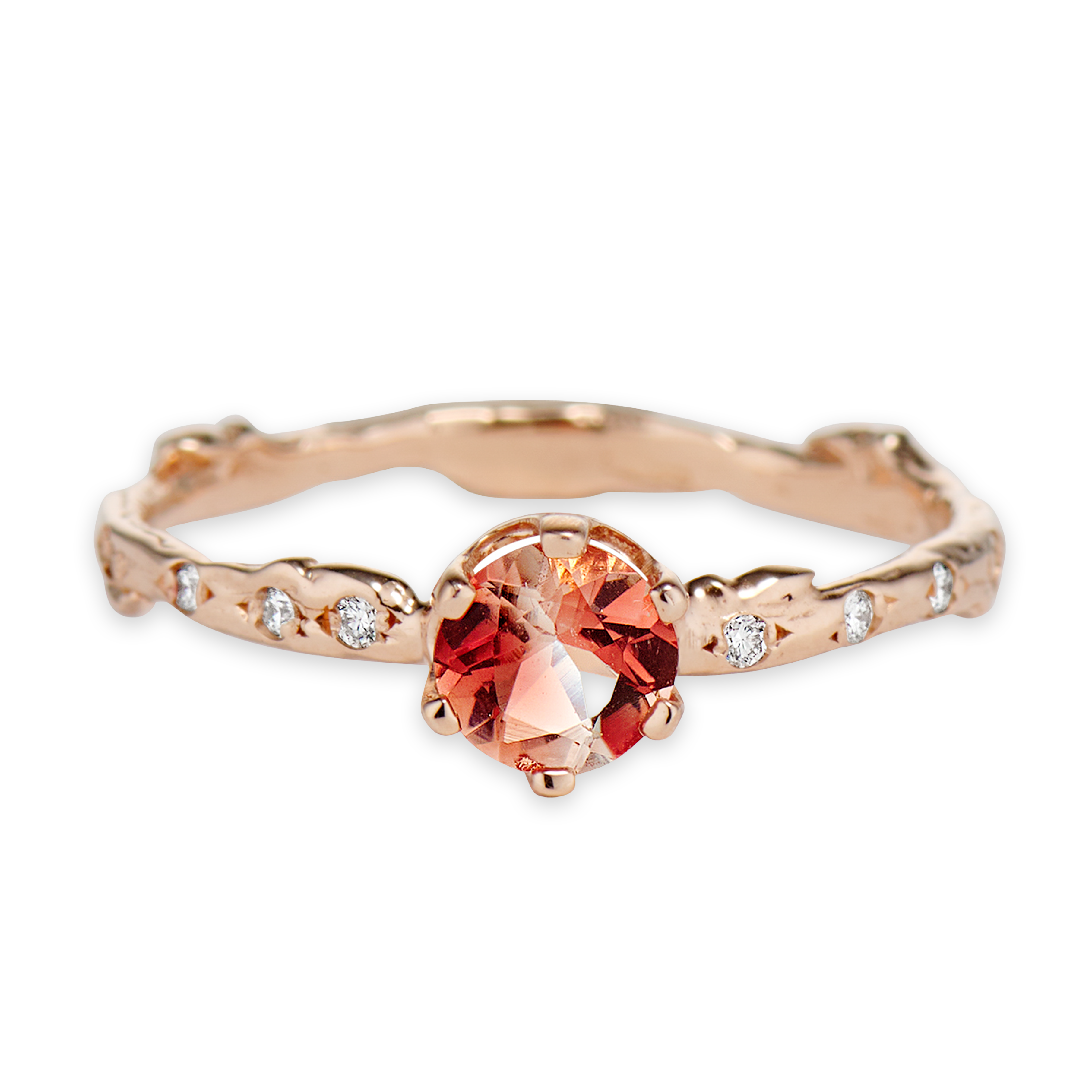 Bluebell Oregon Sunstone Ring