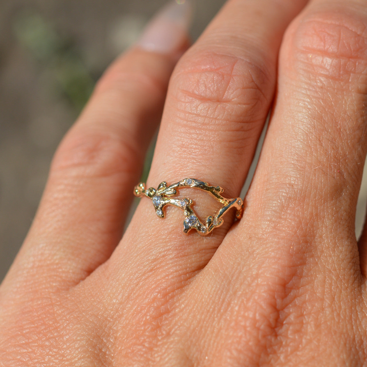 Taurus Zodiac Constellation Ring