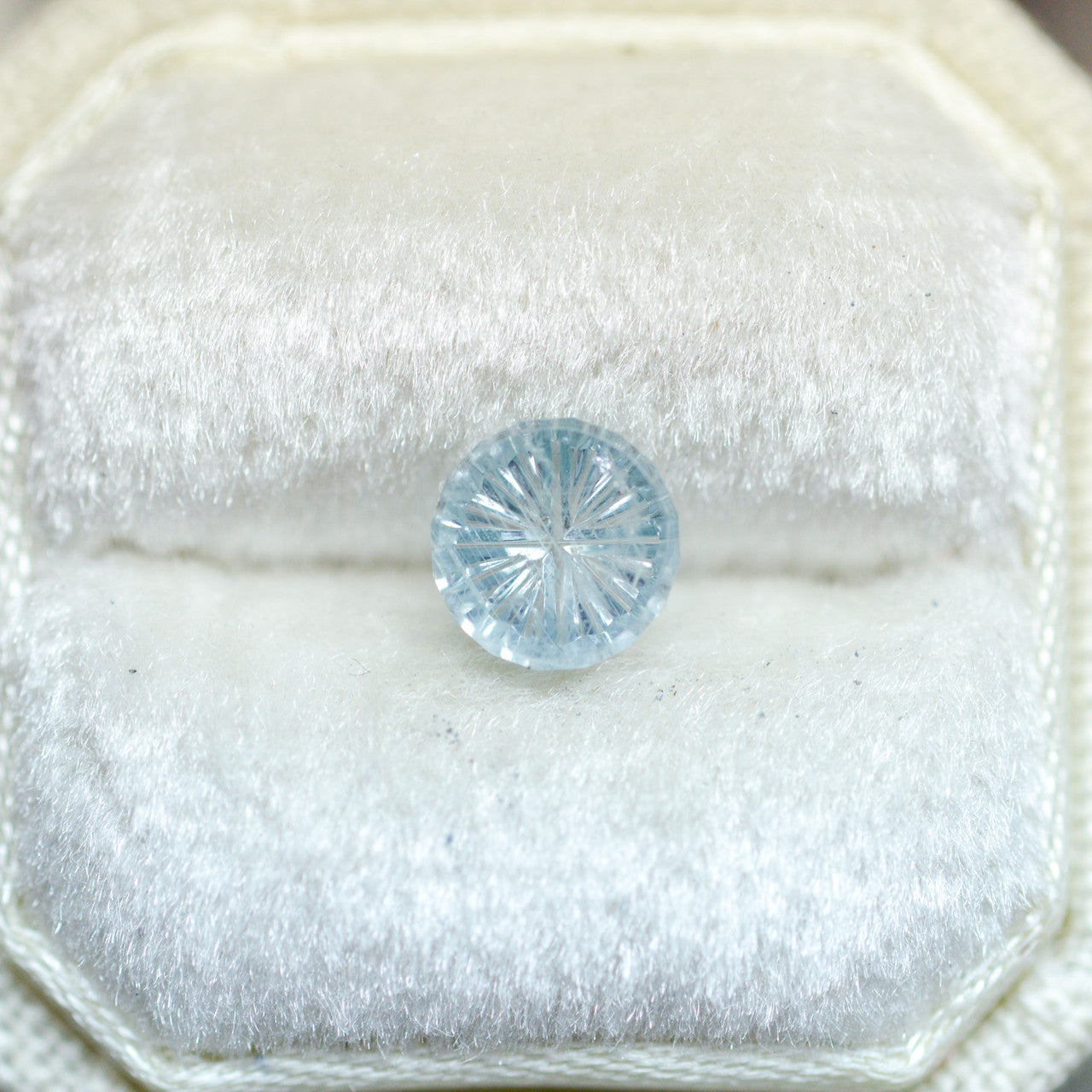 Pale Blue Sapphire StarBrite™ Cut by  John Dyer