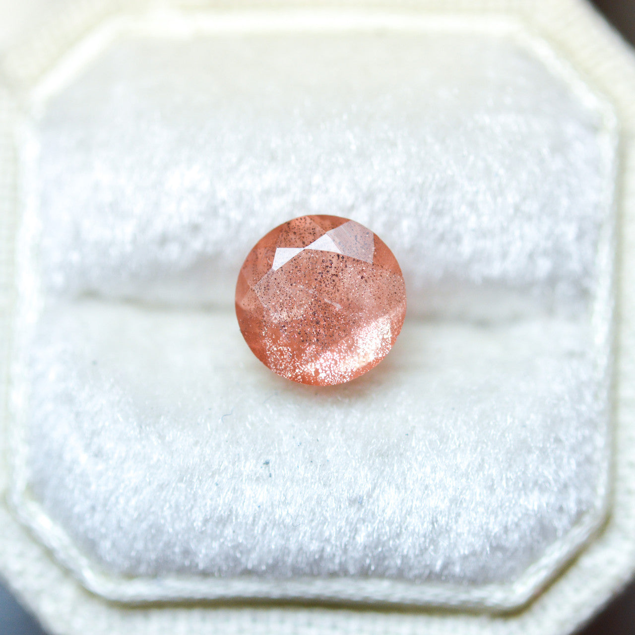 Round Medium Pink Sun-kissed Oregon Sunstone