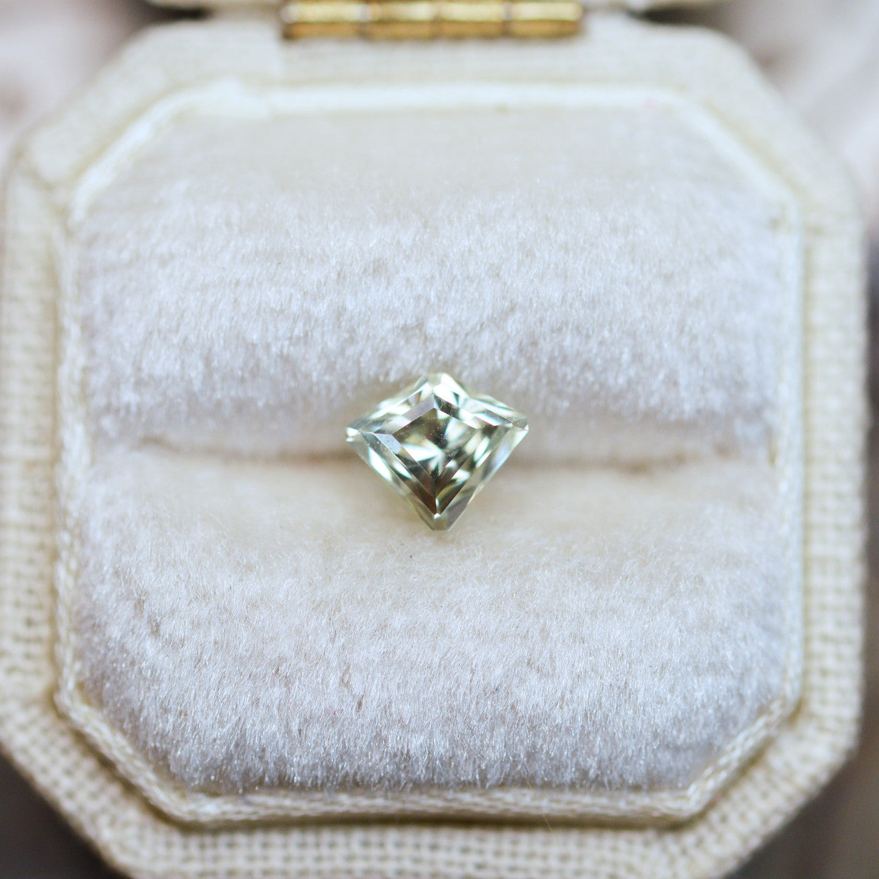 Light Green Radiant Cut Montana Sapphire by John Dyer