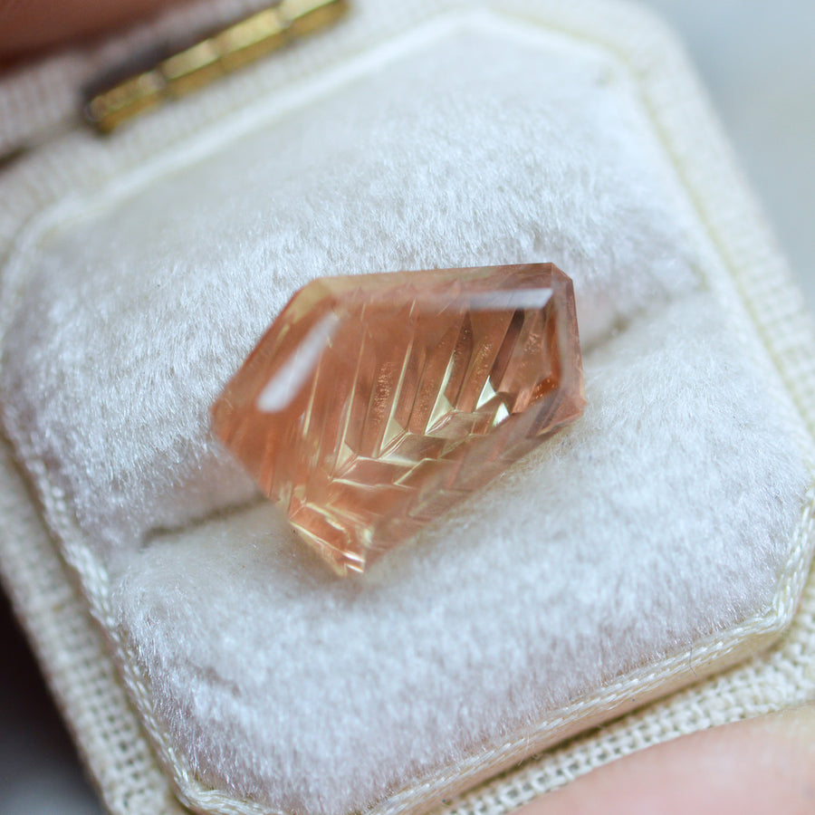 Oregon Sunstone Free Form Dreamscape™ Cut by John Dyer