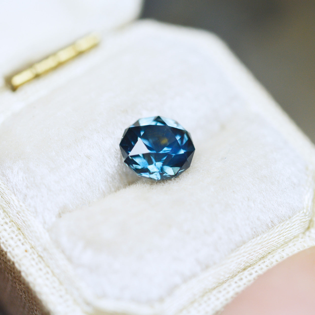 Star Cut Deep Teal Montana Sapphire by Jenna Sloane