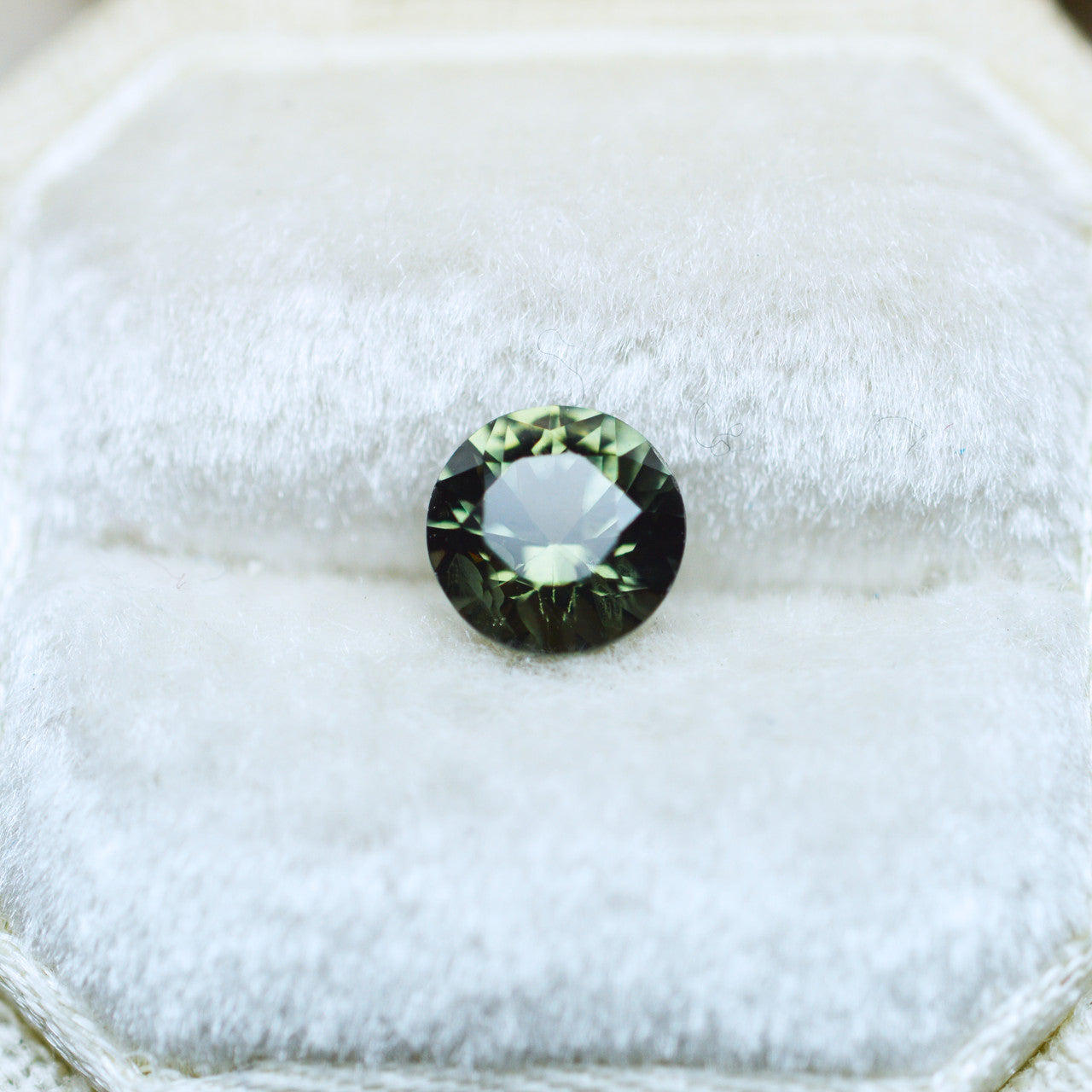 Deep Olive Green Montana Sapphire