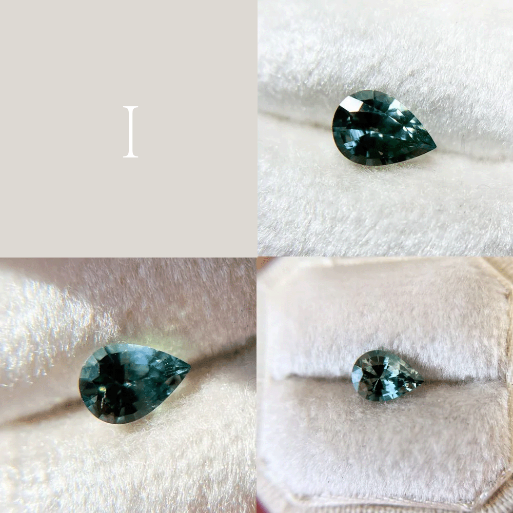 Limited Edition Juniper Teal Sapphire Cluster