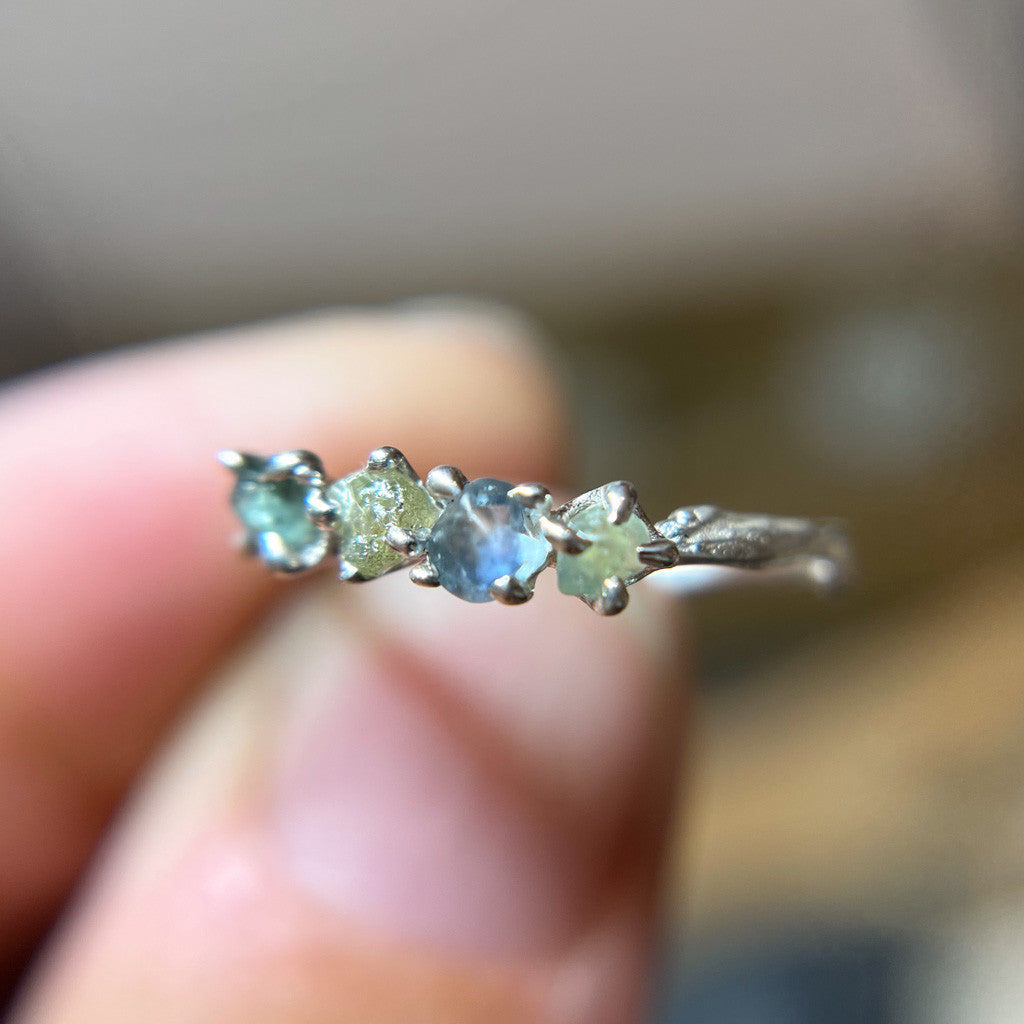 Garland Four Stone Ring -  Ready To Ship