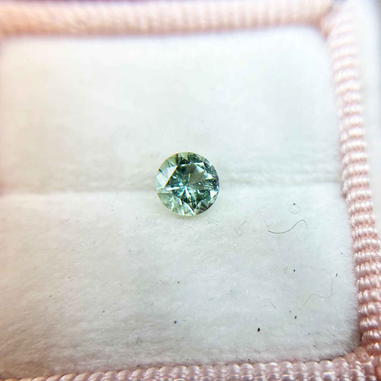 Round Mint Green Maine Tourmaline