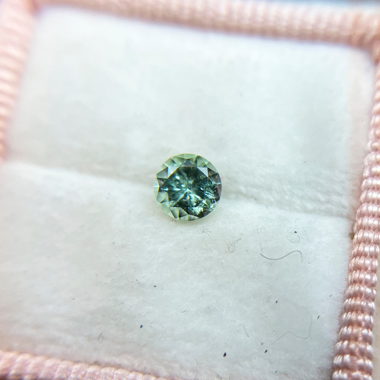 Round Mint Green Maine Tourmaline