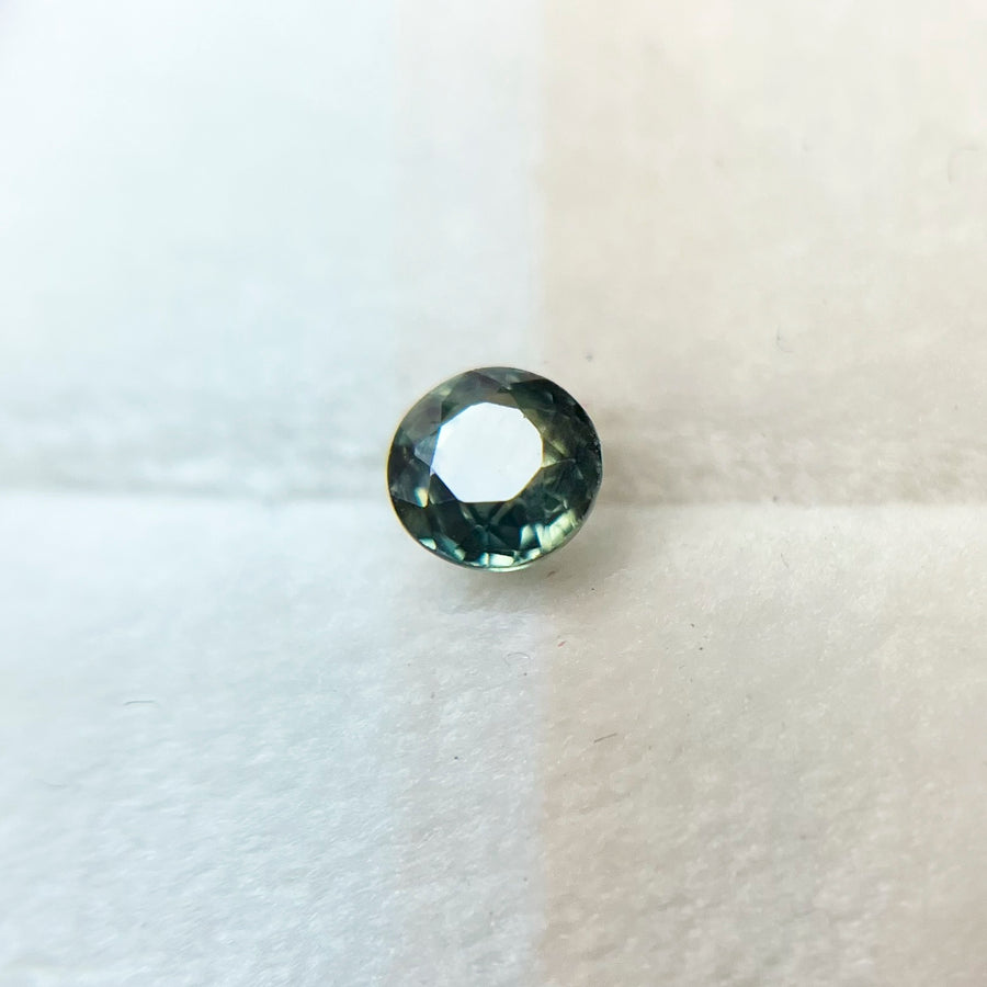 Round Green Montana Sapphire