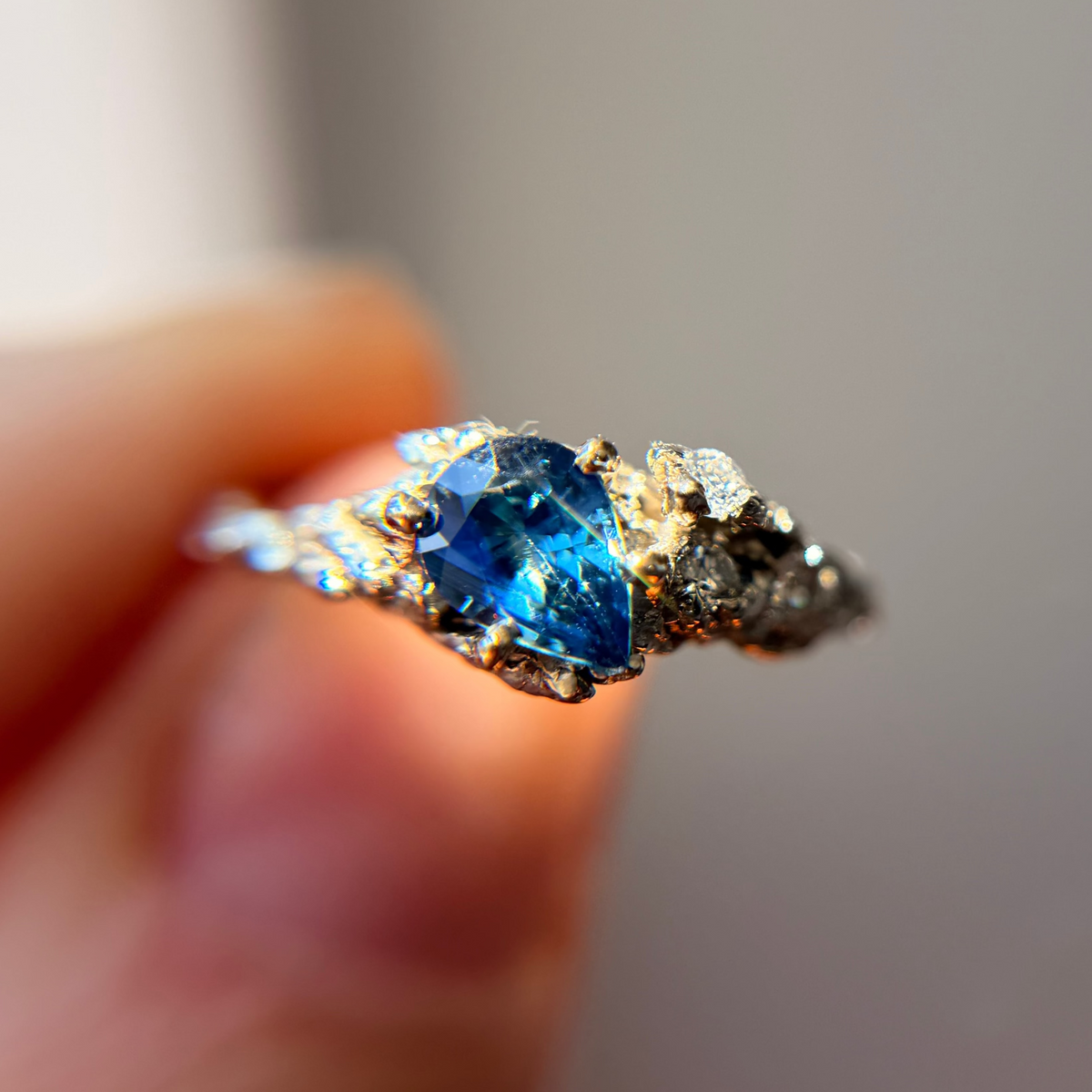 Limited Edition Juniper Teal Sapphire Cluster