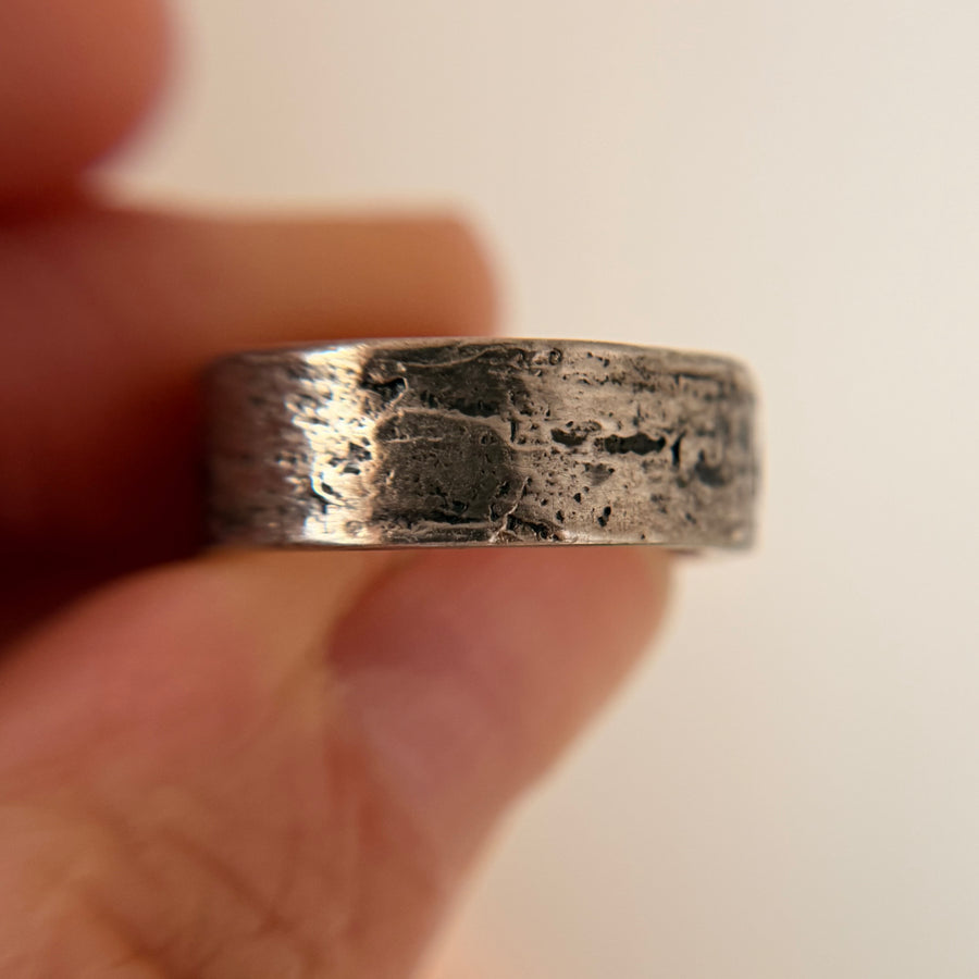 8mm Silver Monhegan Ring - Ready To Ship