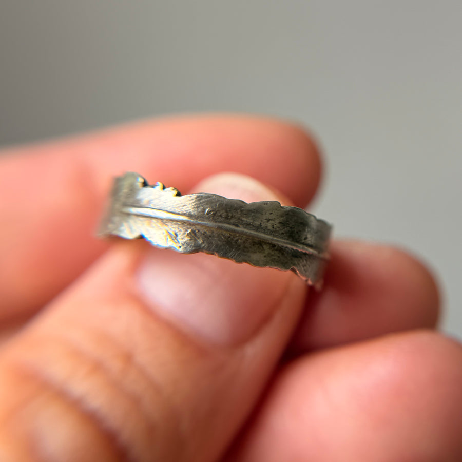 Silver Plume Ring