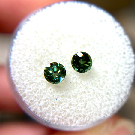 4.7mm Green Montana Sapphire