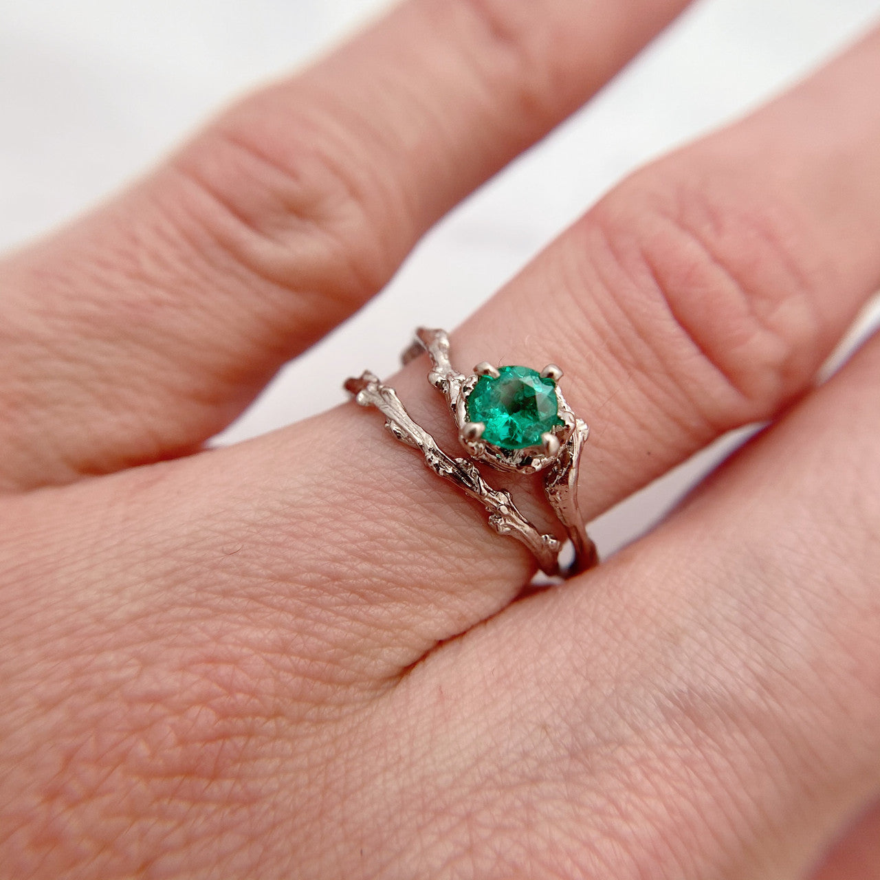 Demi Naples Emerald Ring - Ready To Ship