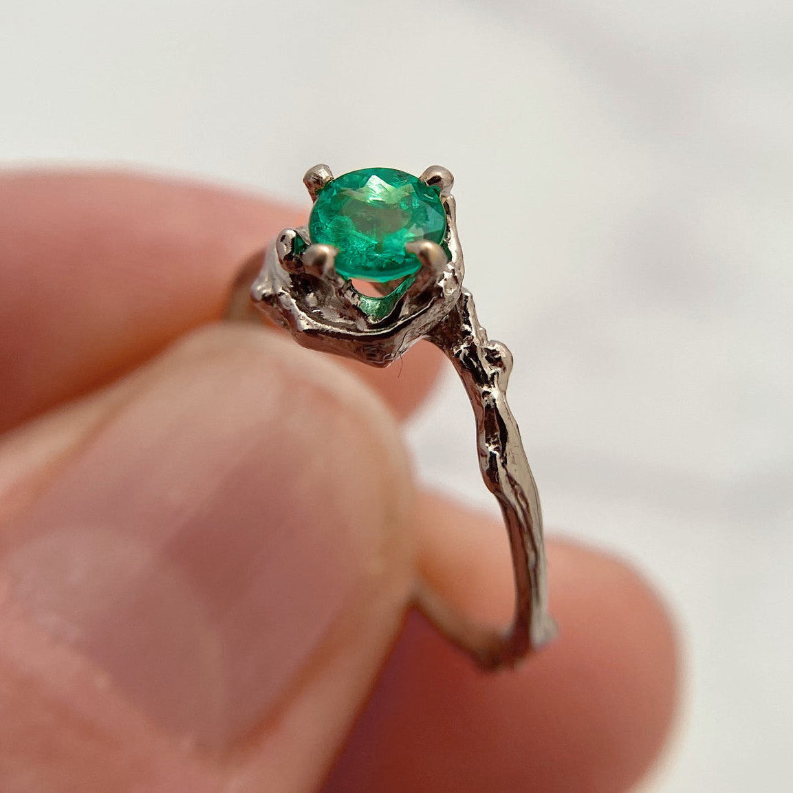 Demi Naples Emerald Ring - Ready To Ship