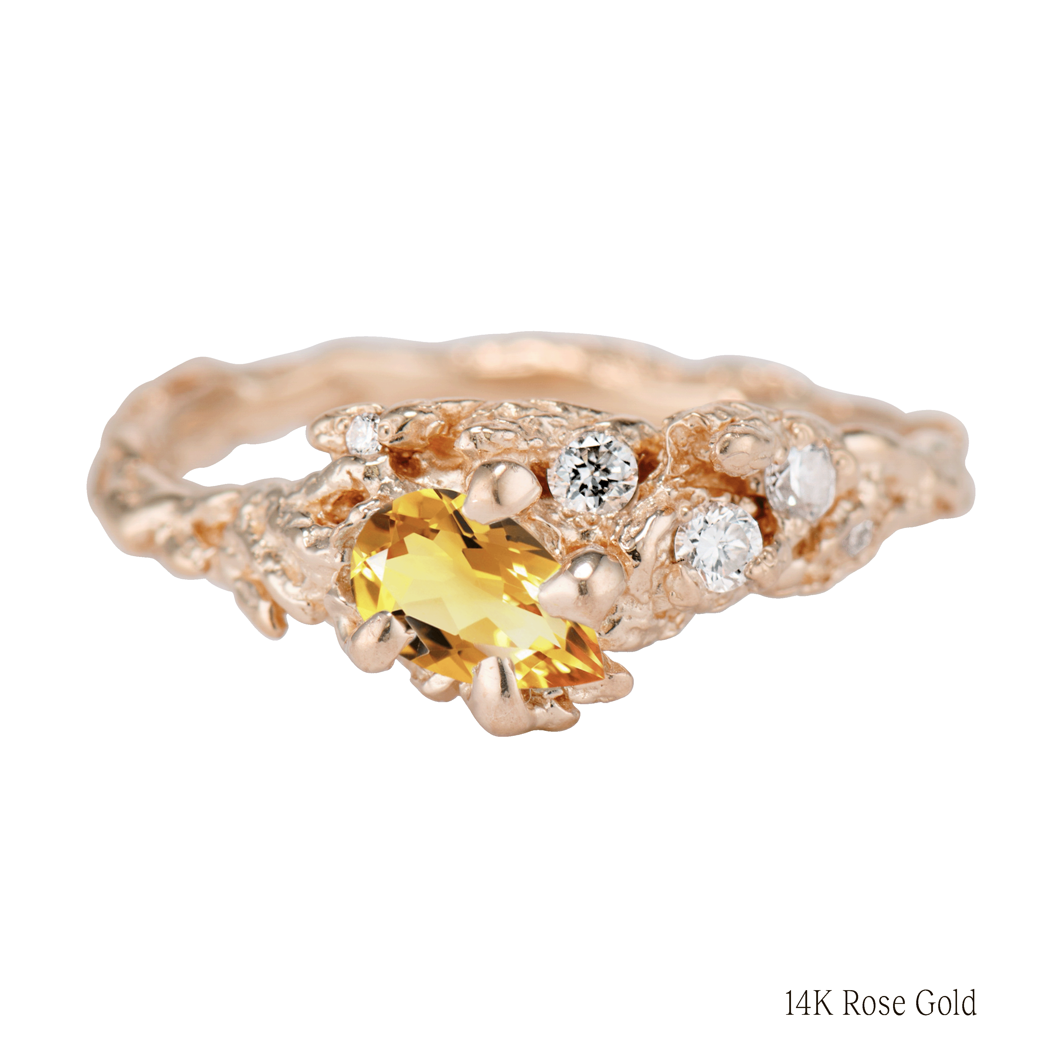 Juniper Citrine Cluster