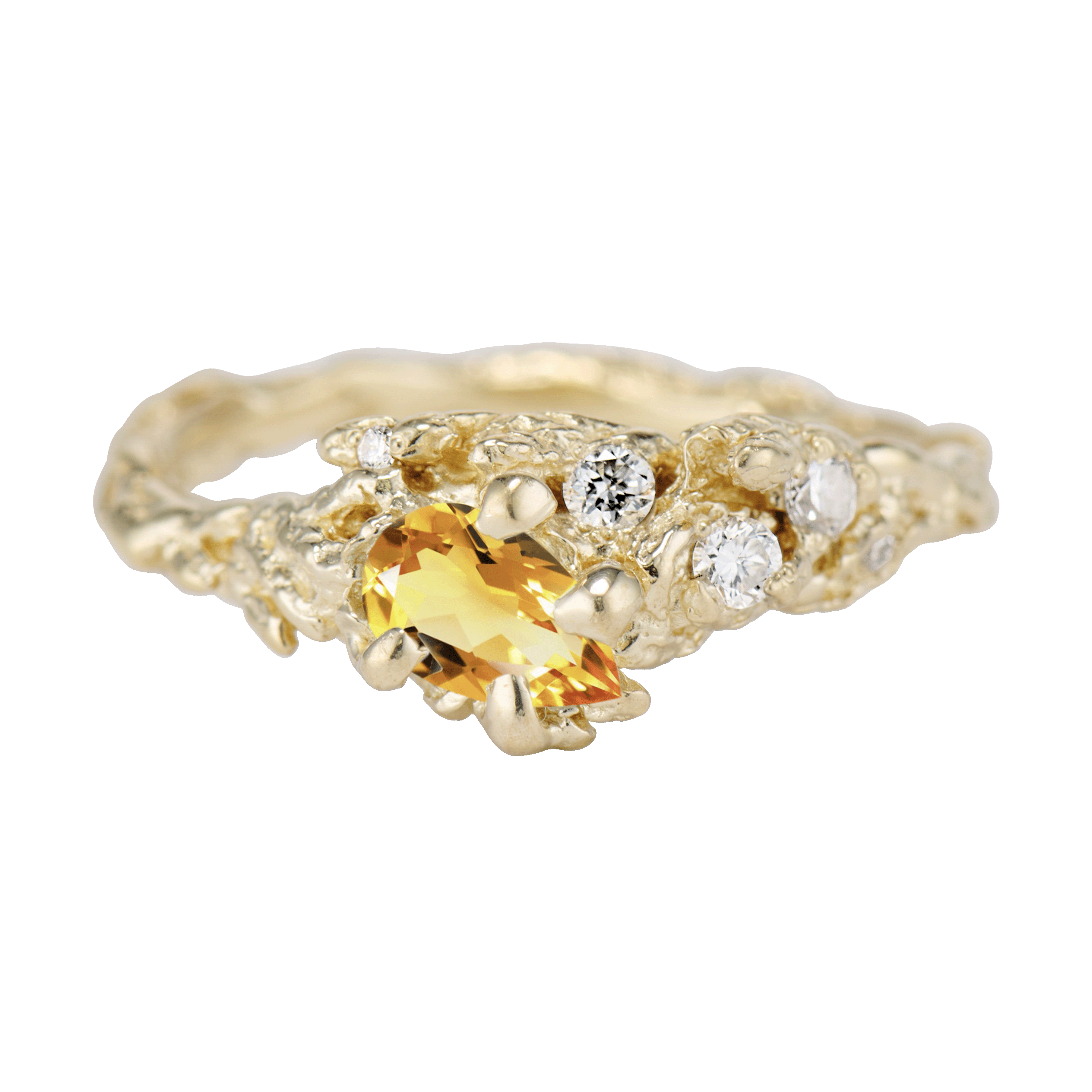 Juniper Citrine Cluster