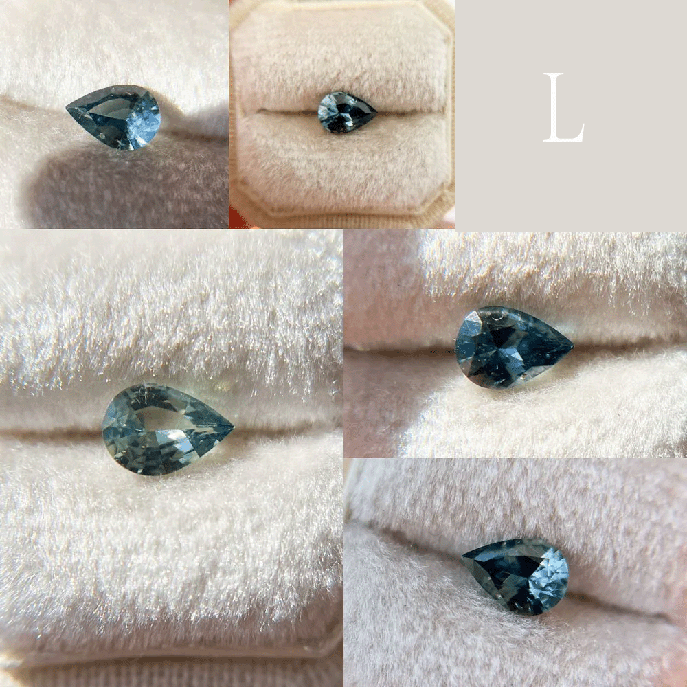 Limited Edition Juniper Teal Sapphire Cluster