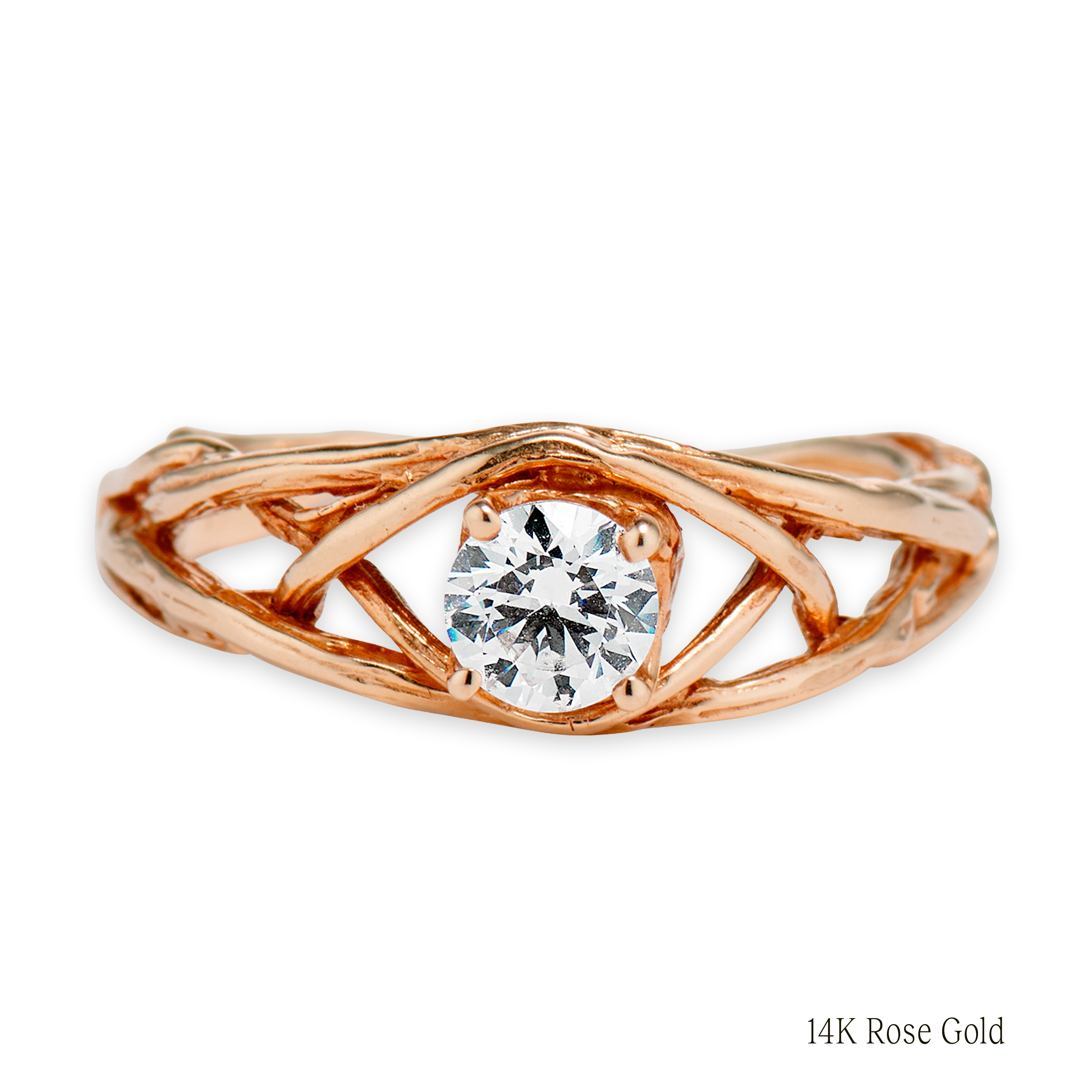 Laurel Diamond Solitaire