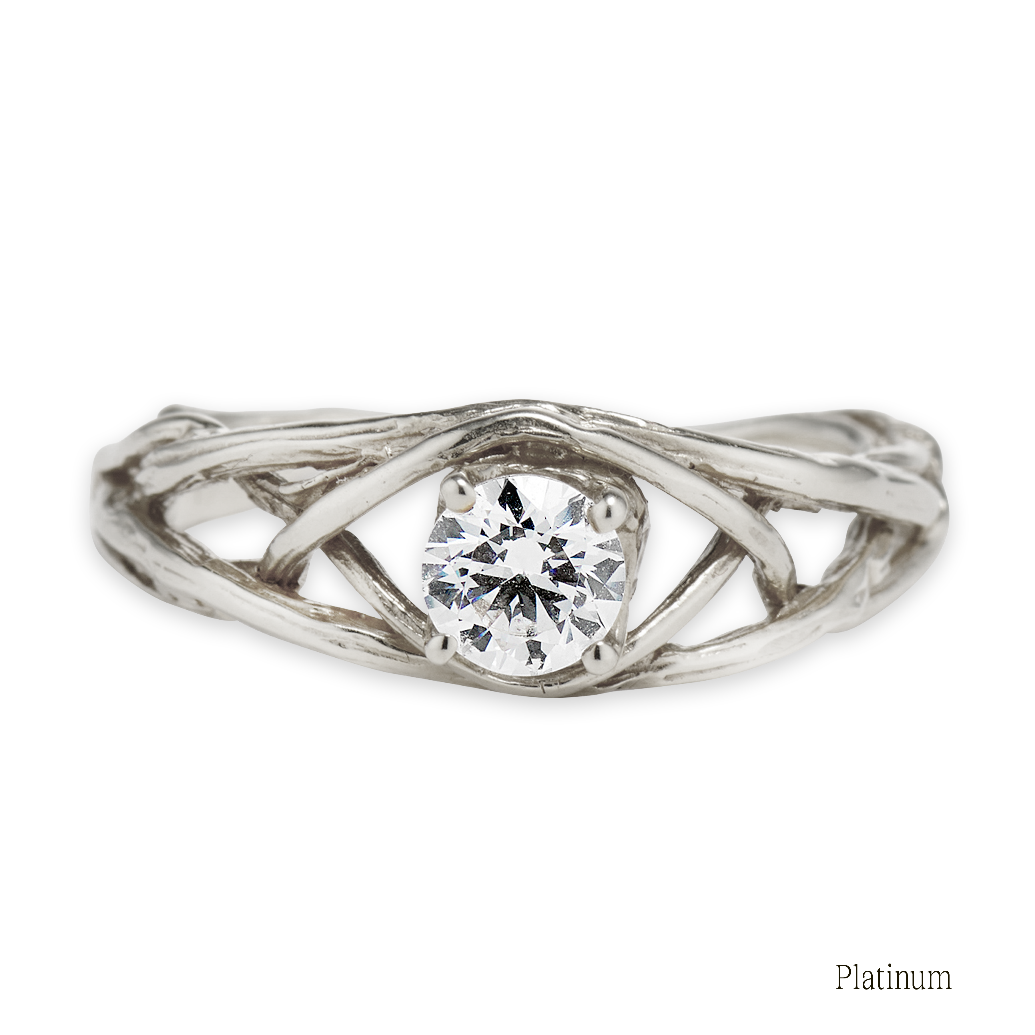 Laurel Diamond Solitaire