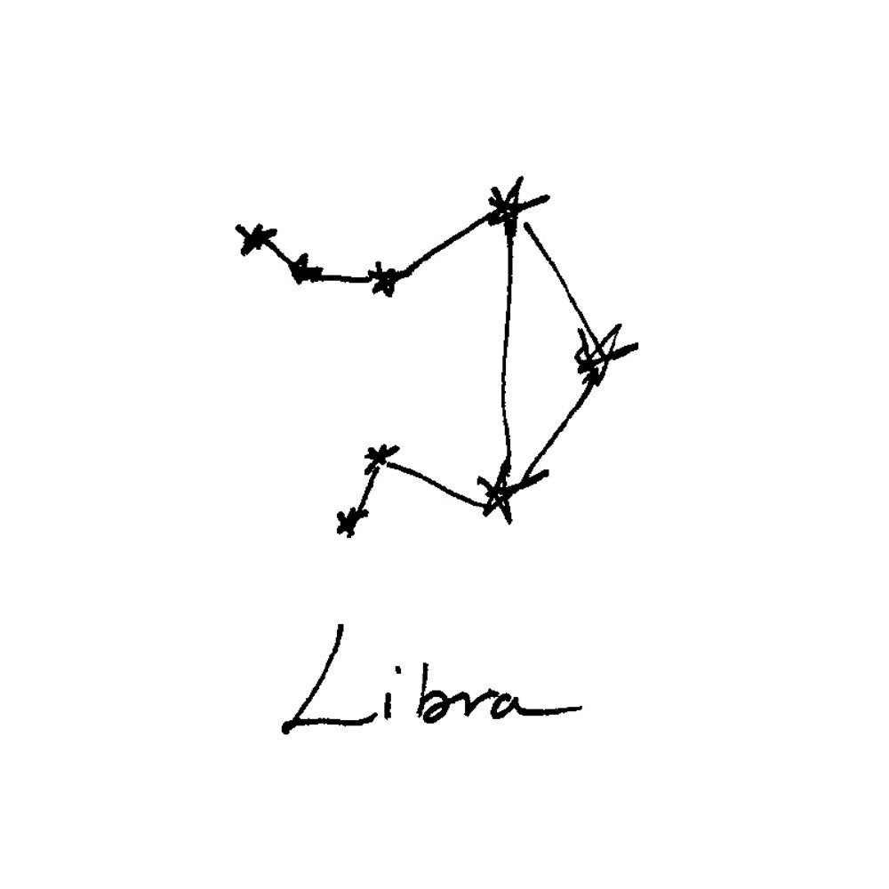 Libra Zodiac Constellation Ring