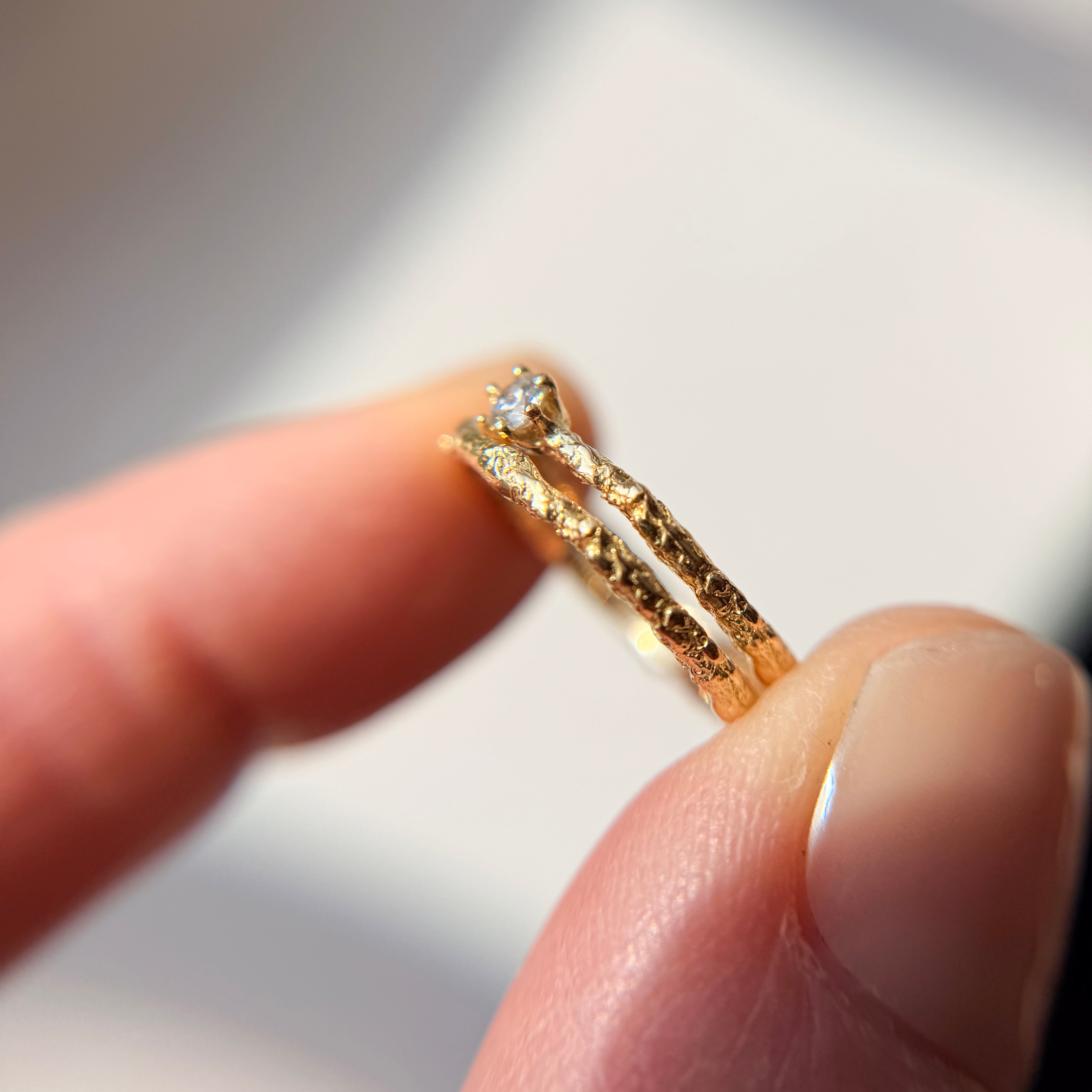 Lila Diamond Solitaire