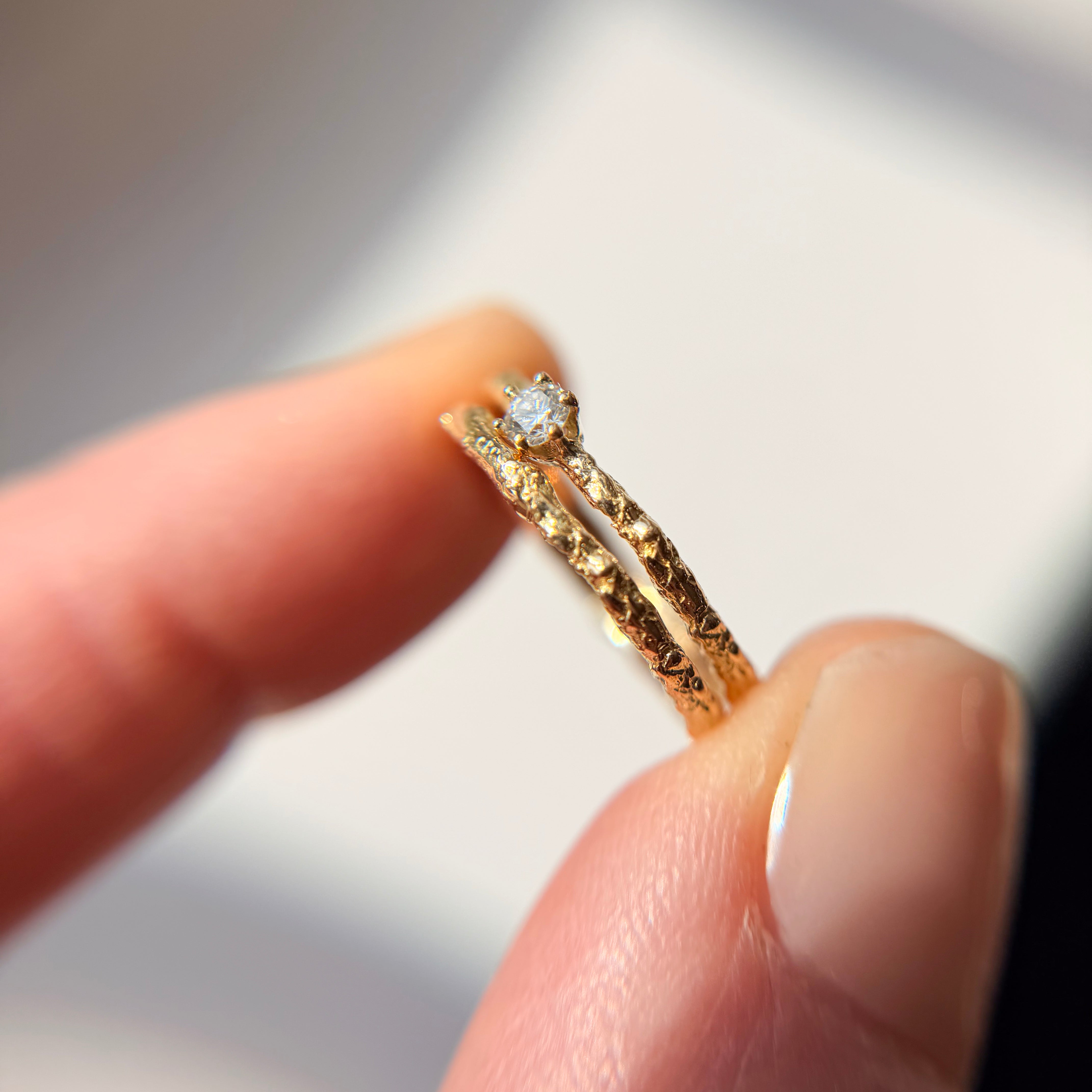 Lila Diamond Solitaire