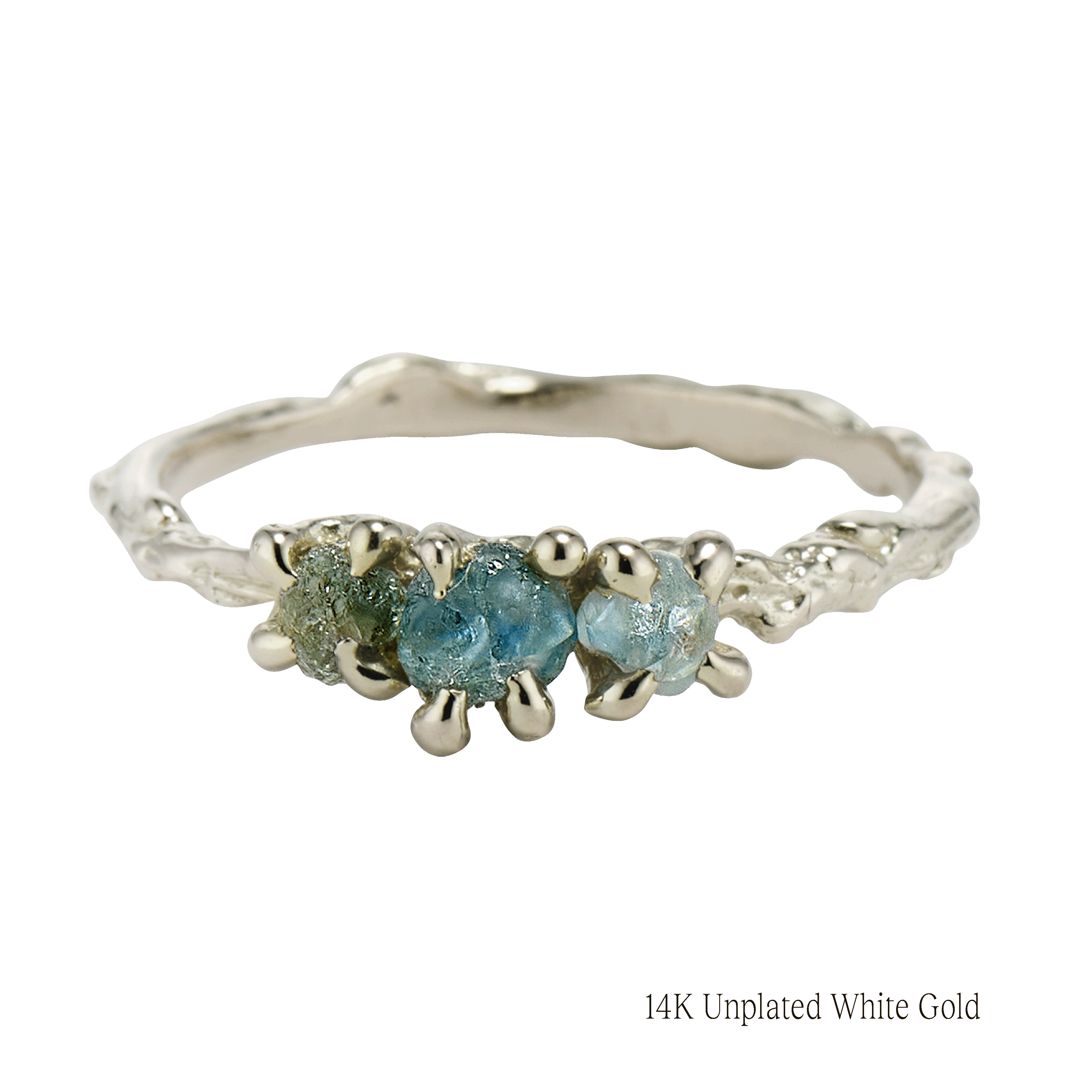 Naples Montana Sapphire Three Stone