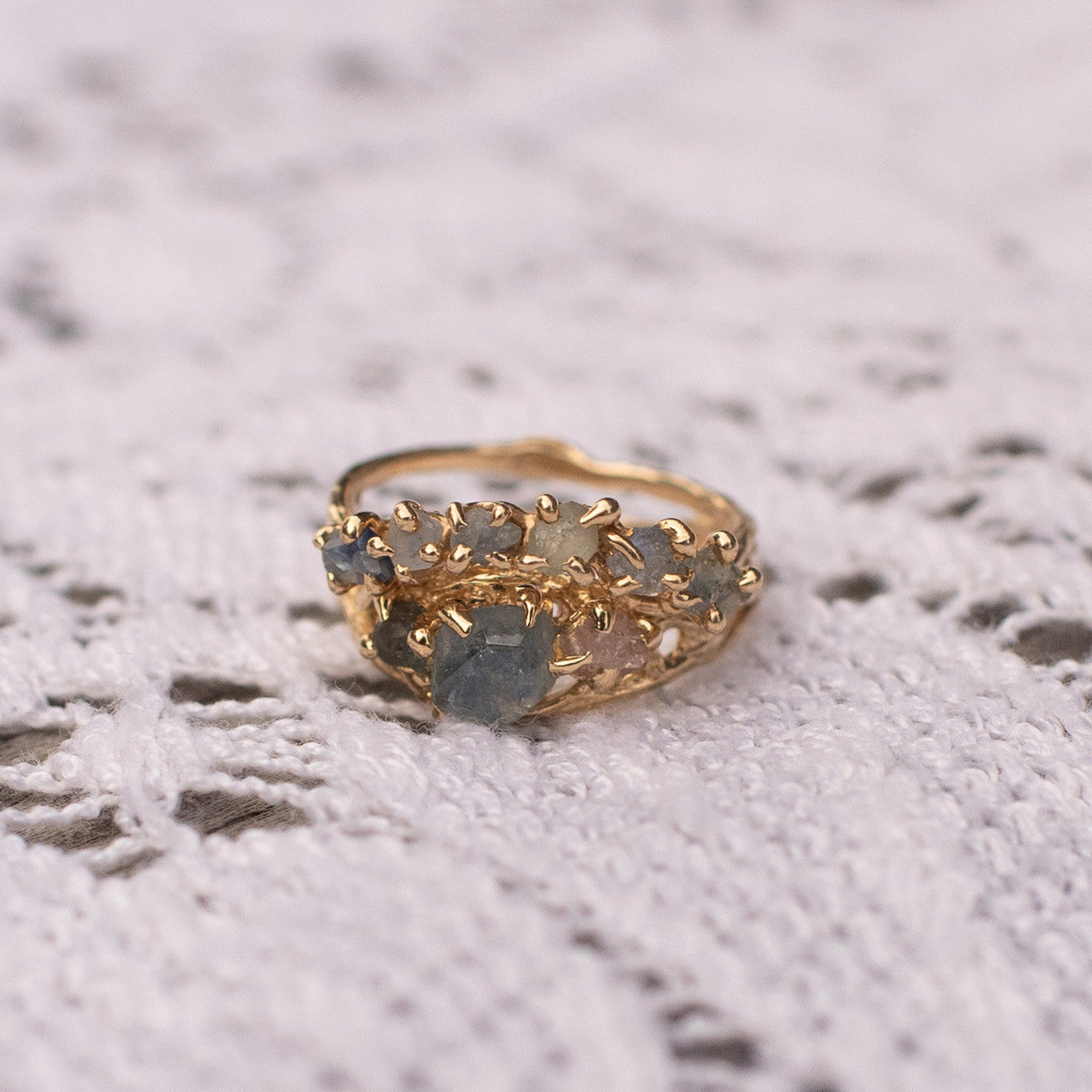 Garland Montana Sapphire Contour Ring
