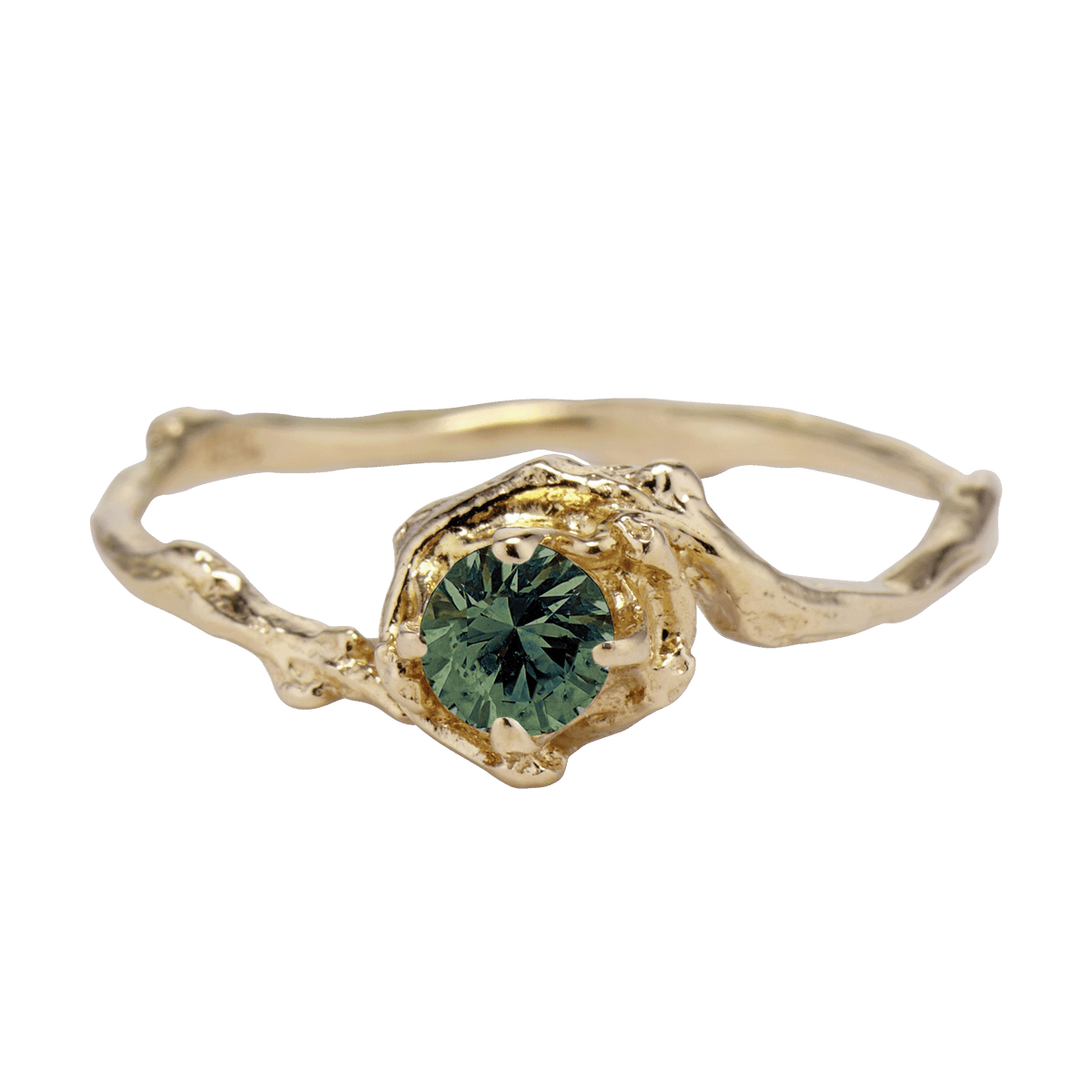 Petite Naples w/Green Sapphire