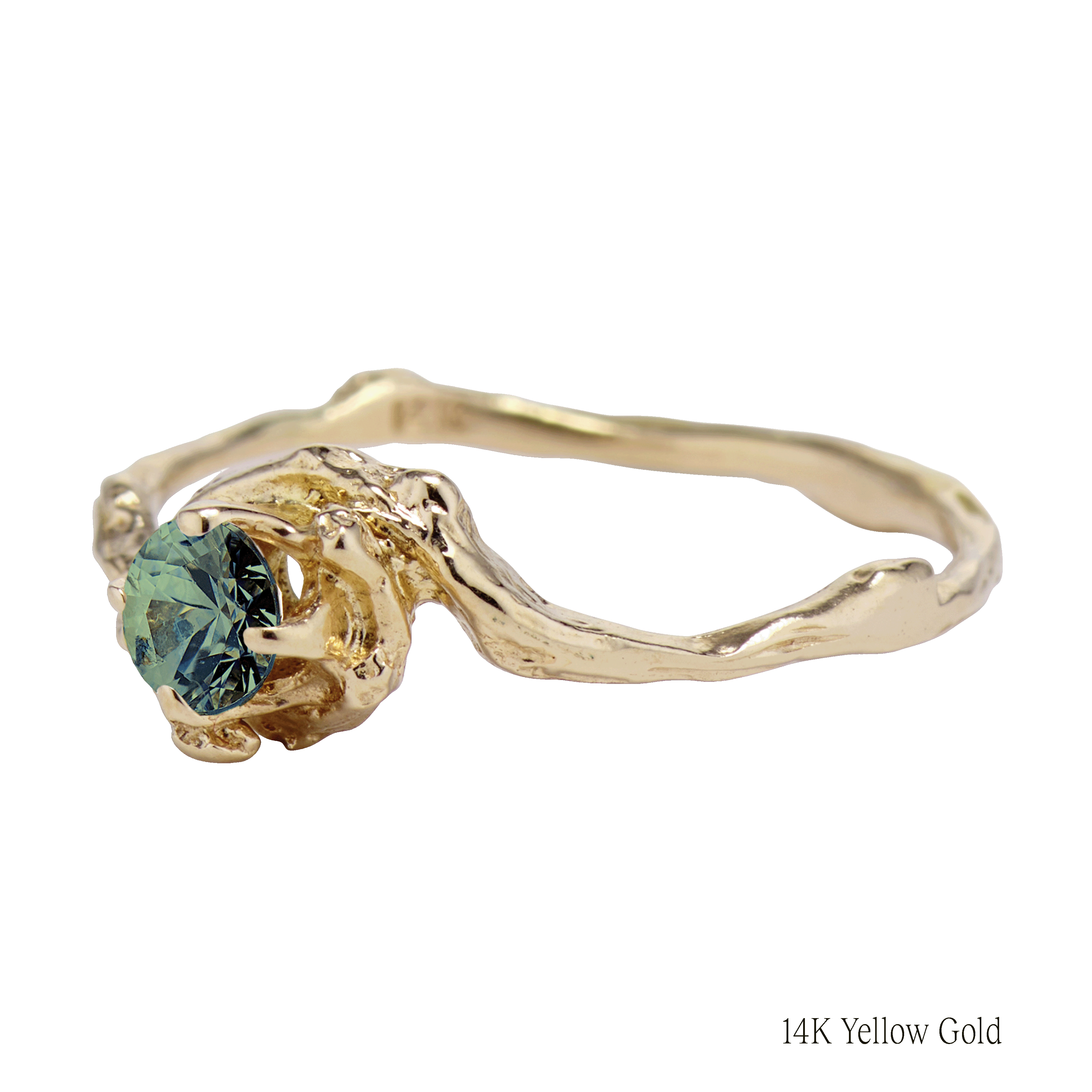 Petite Naples w/Green Sapphire