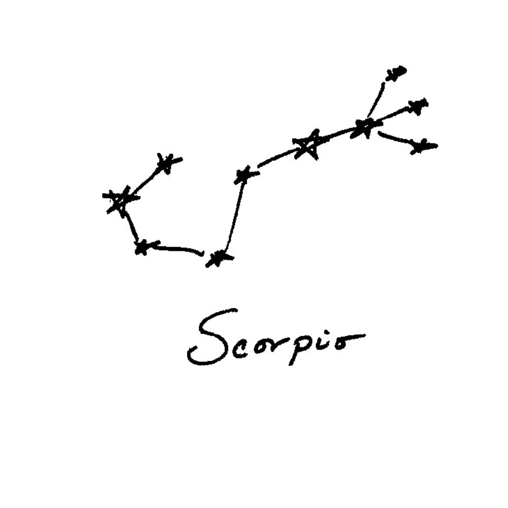 Scorpio Zodiac Constellation Ring