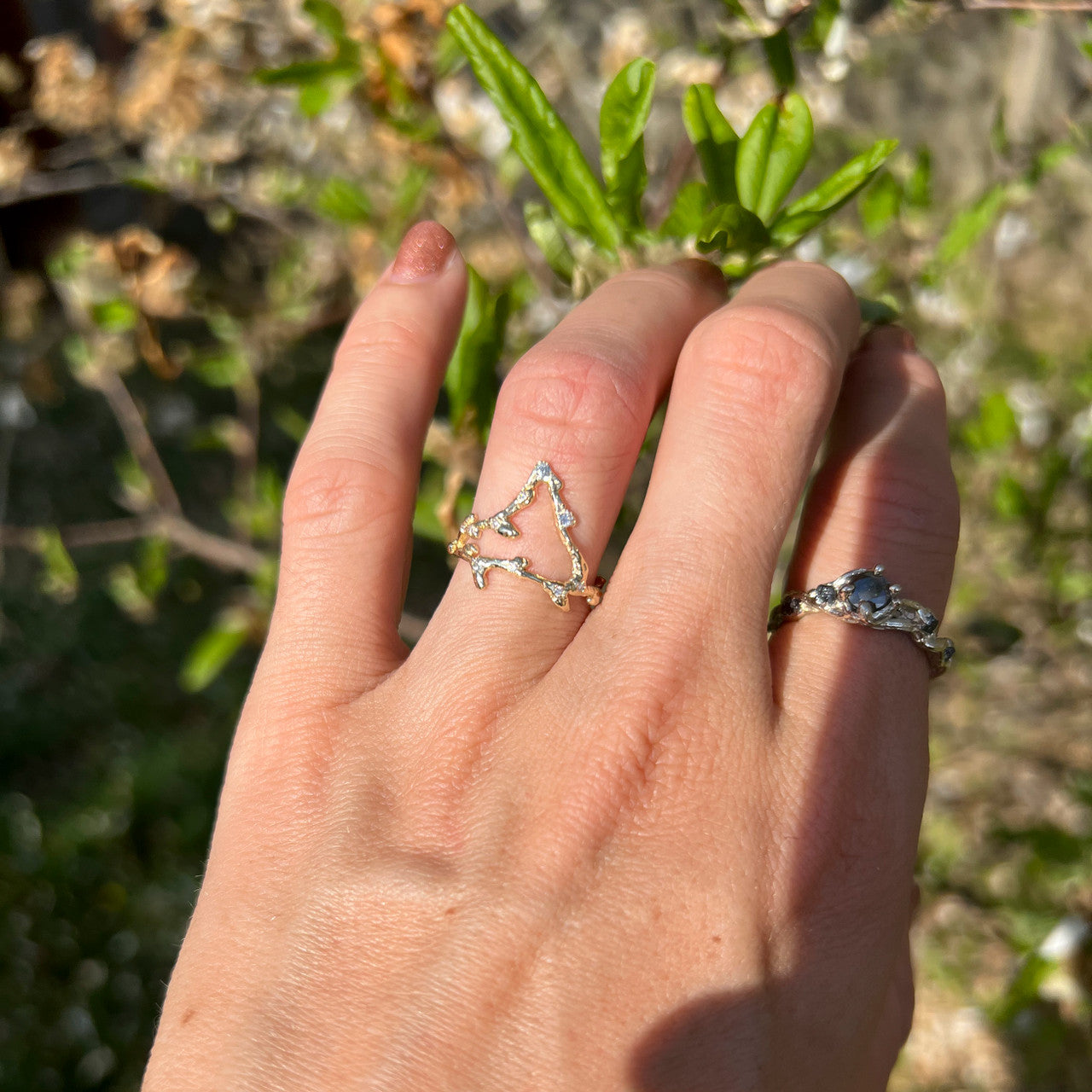 Capricorn Zodiac Constellation Ring