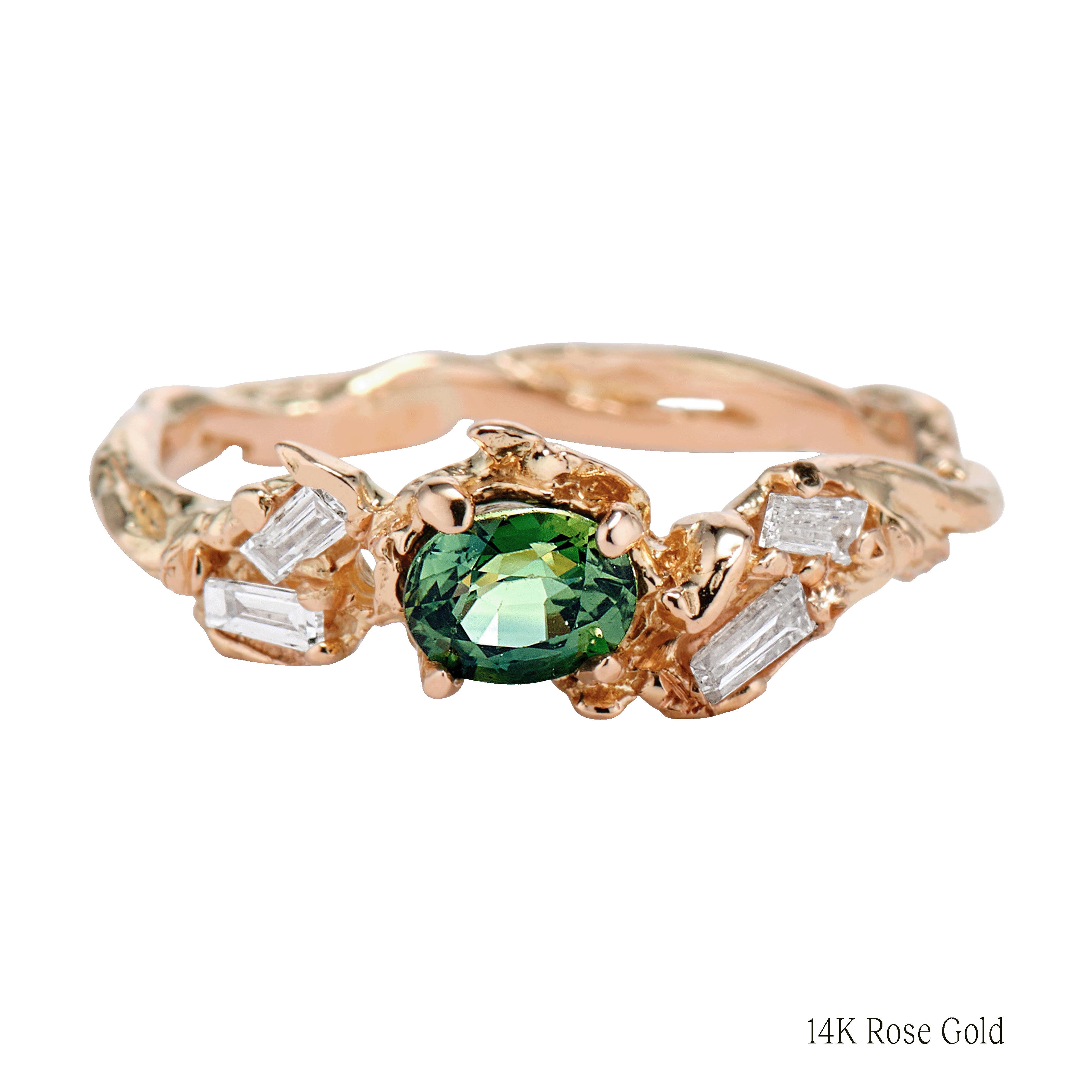 Union Green Sapphire Ring
