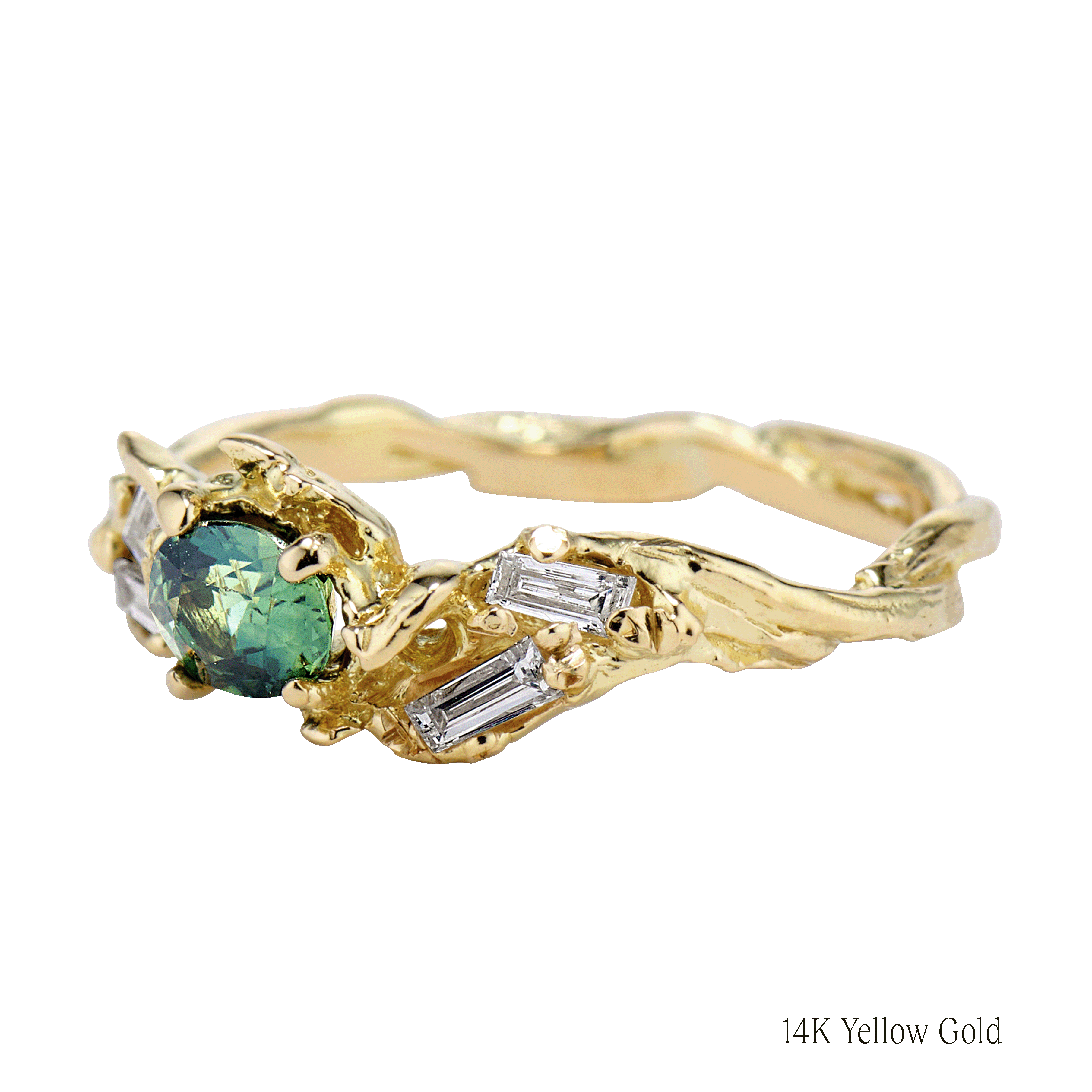 Union Green Sapphire Ring