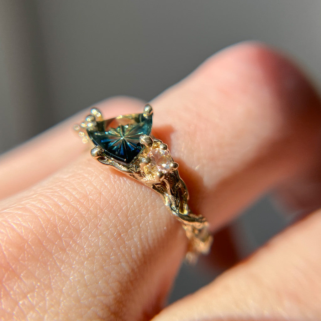 Woodland Three Stone Setting