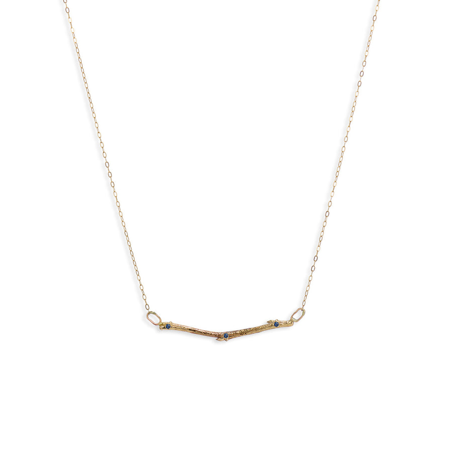 14K yellow gold bridal necklace by Olivia Ewing Jewelry