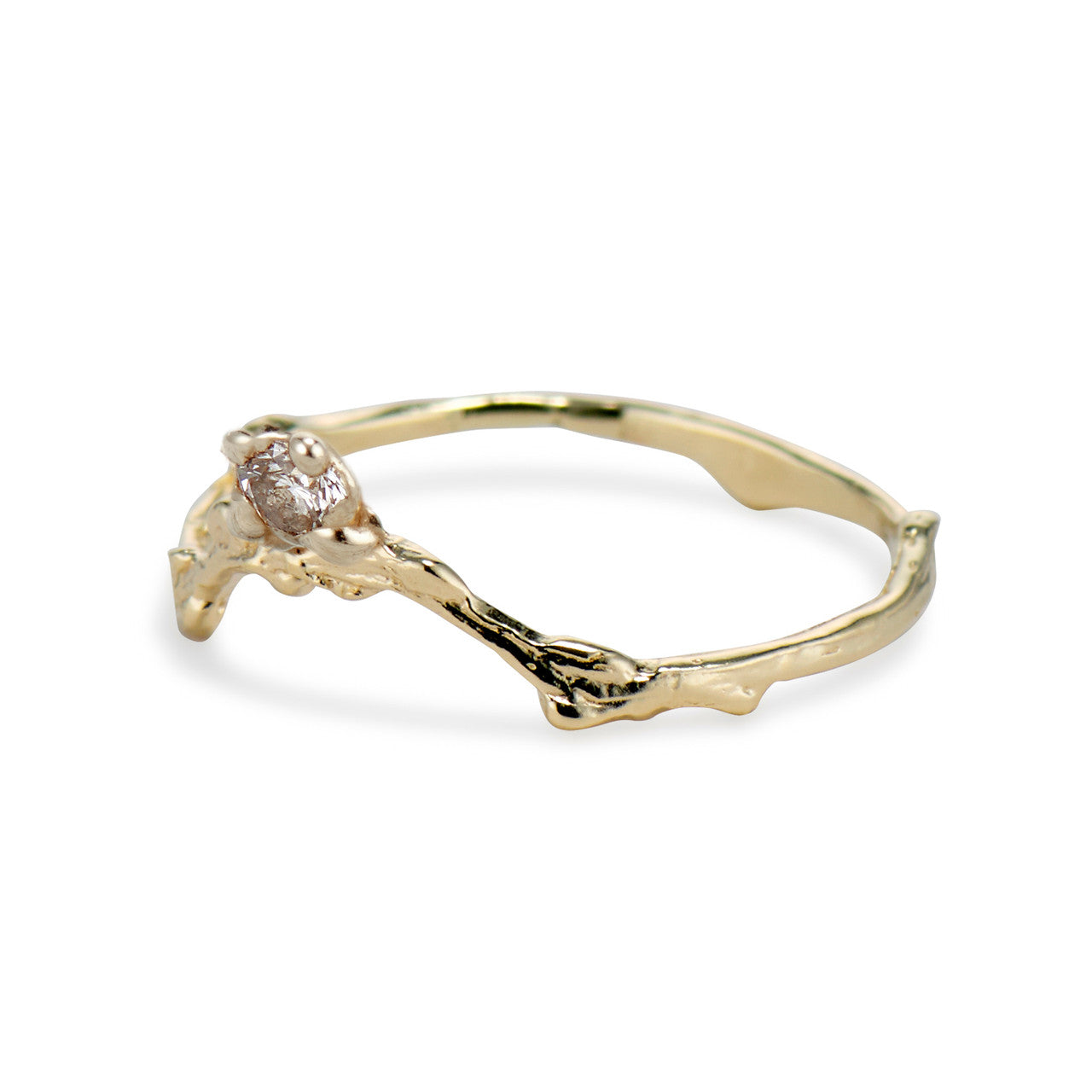Naples Diamond Crown Contour Ring