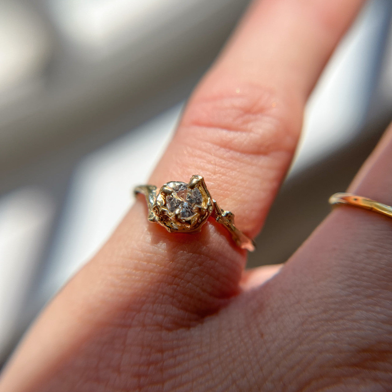 Petite Naples Diamond Solitaire