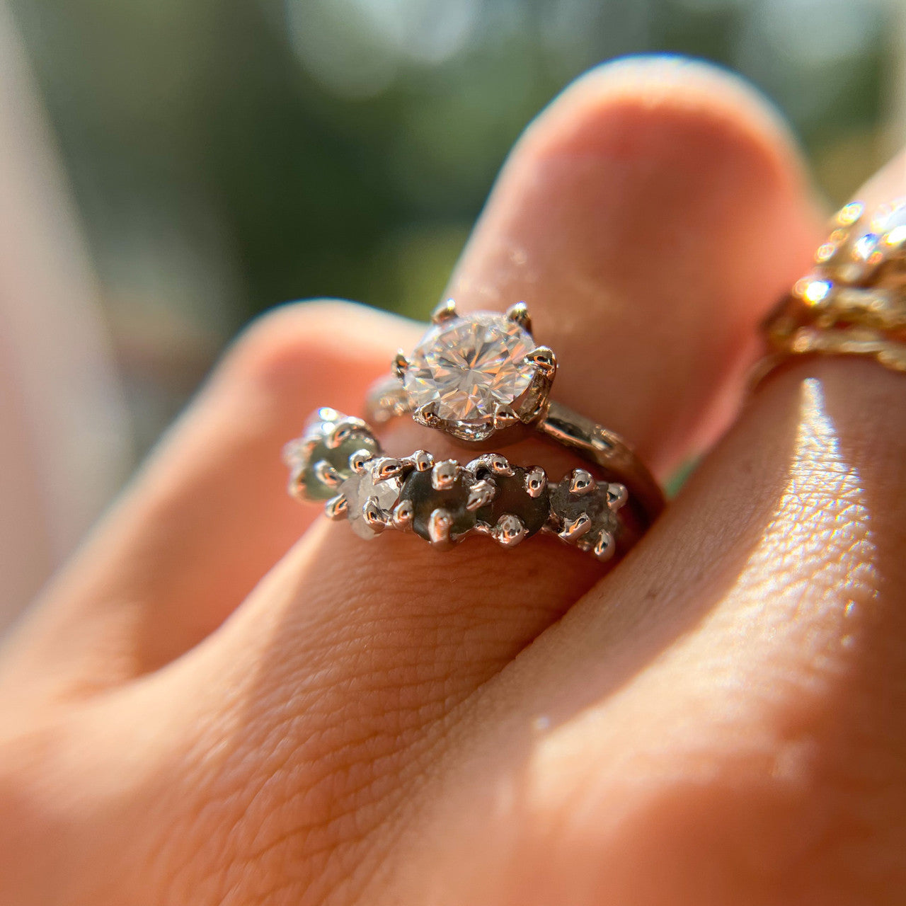 Clarabelle Moissanite Solitaire - Ready To Ship