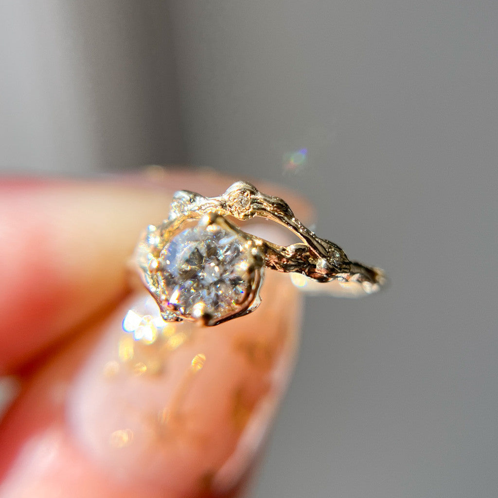 Demi Naples Diamond Half Halo