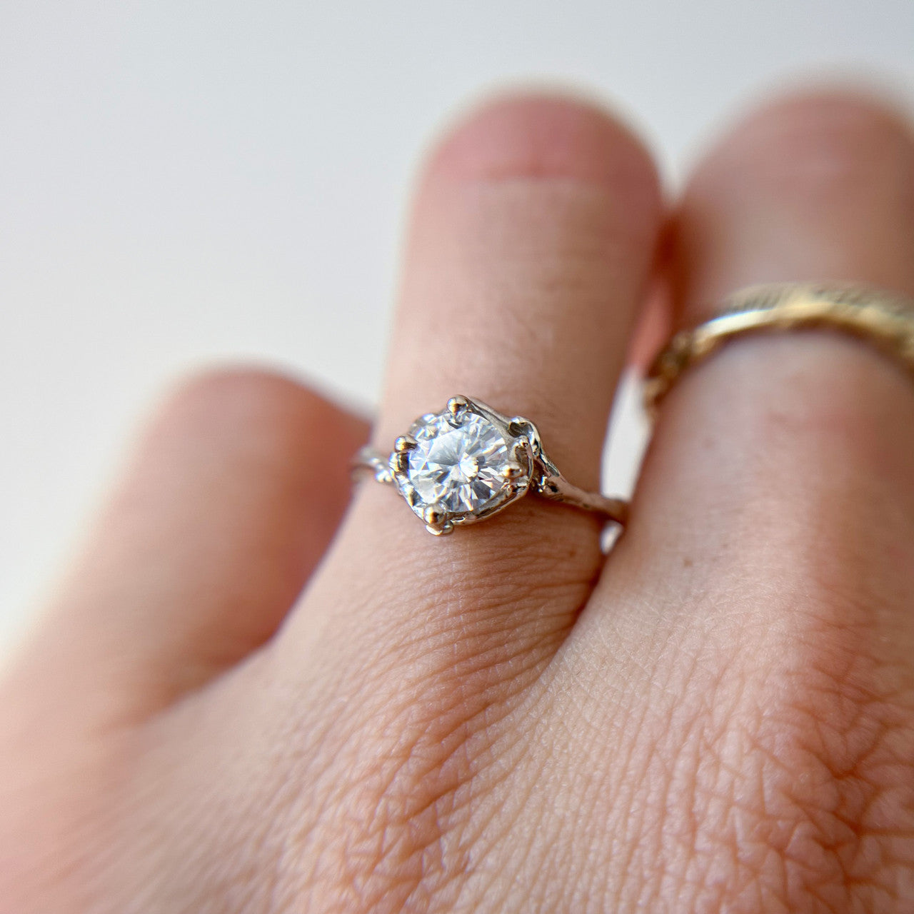 Demi Naples Diamond Solitaire Ring