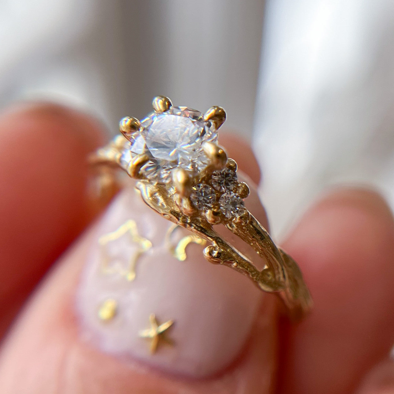 Feyre Diamond Cluster Ring
