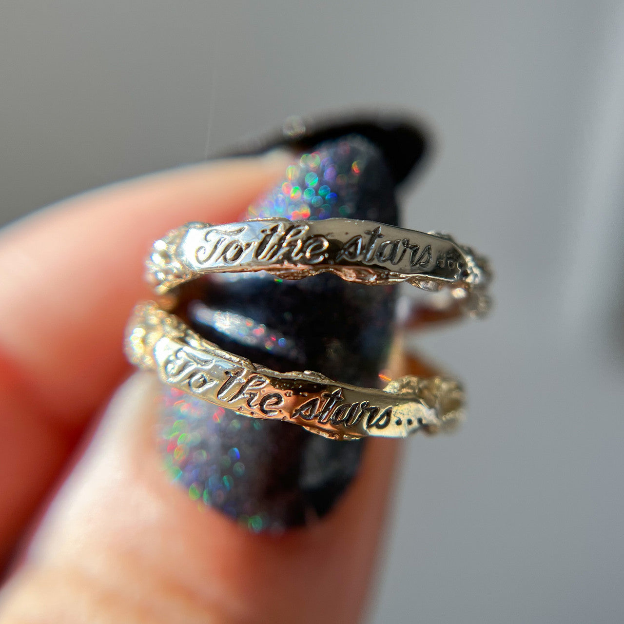 To The Stars Who Listen... Woodland Signet Ring