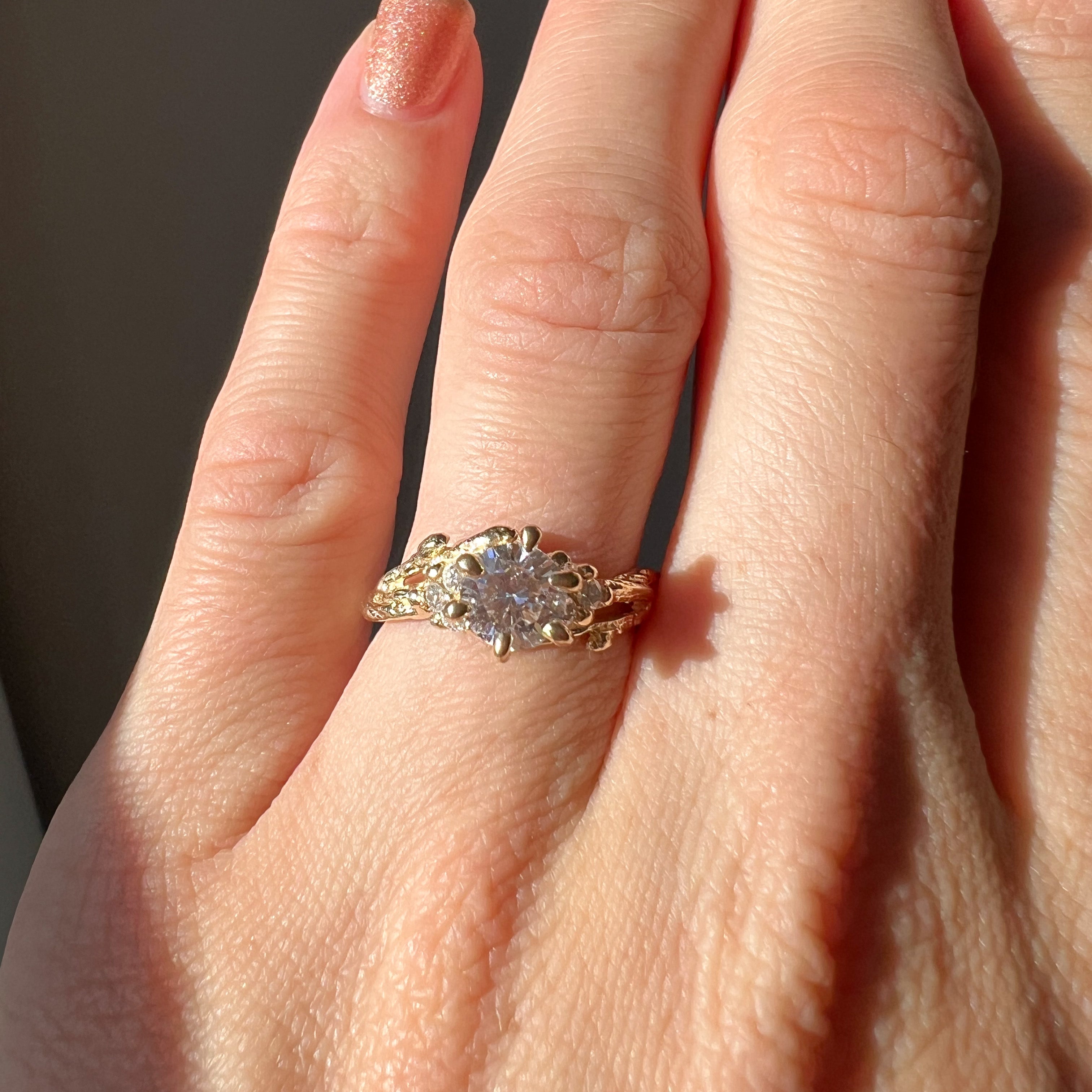 Feyre Diamond Cluster Ring - Ready To Ship
