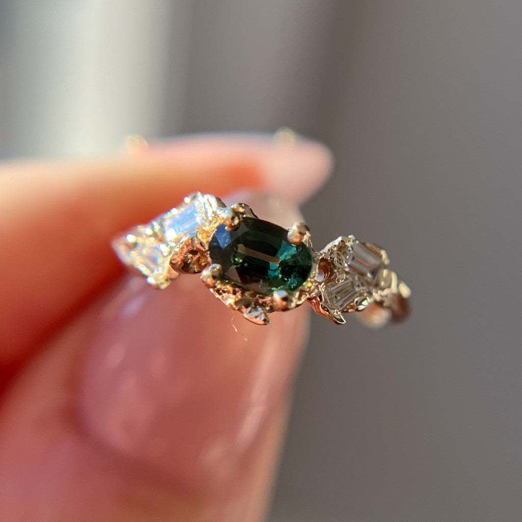 Union Green Sapphire Ring