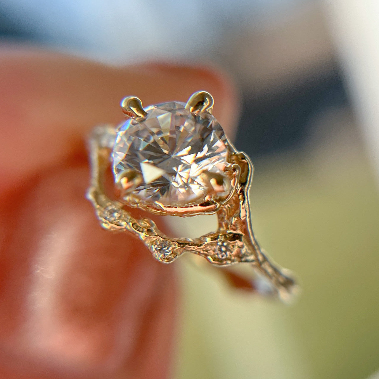Naples Grande Diamond Half Halo Ring