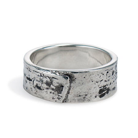 Silver Wide Monhegan Ring