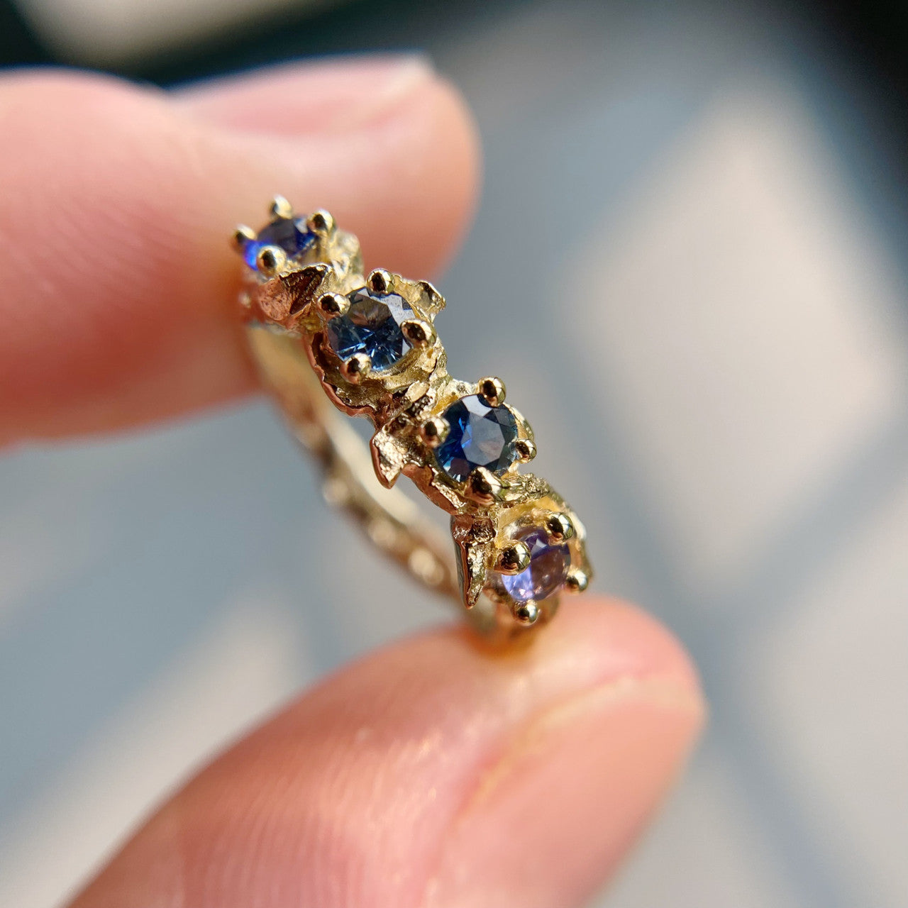 Union Montana Sapphire Four Stone Ring